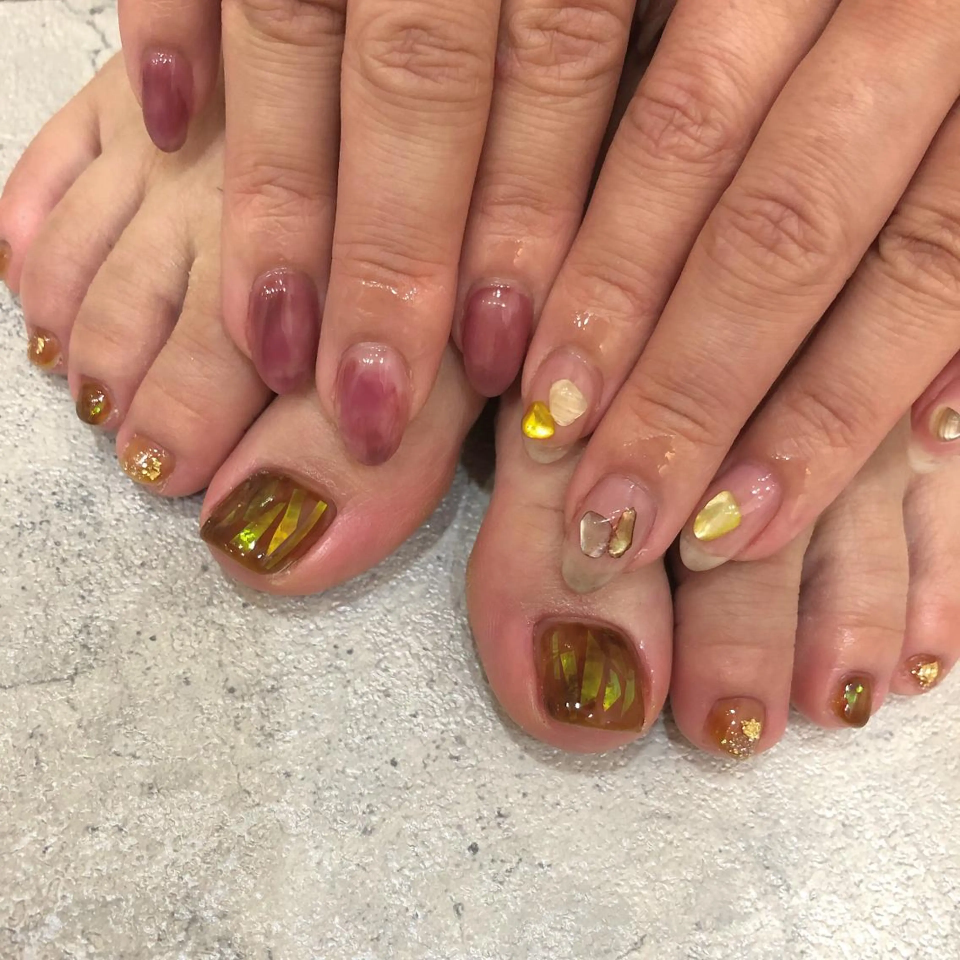 ネイル フットネイル ëmma nail_ by chulaのネイルデザイン