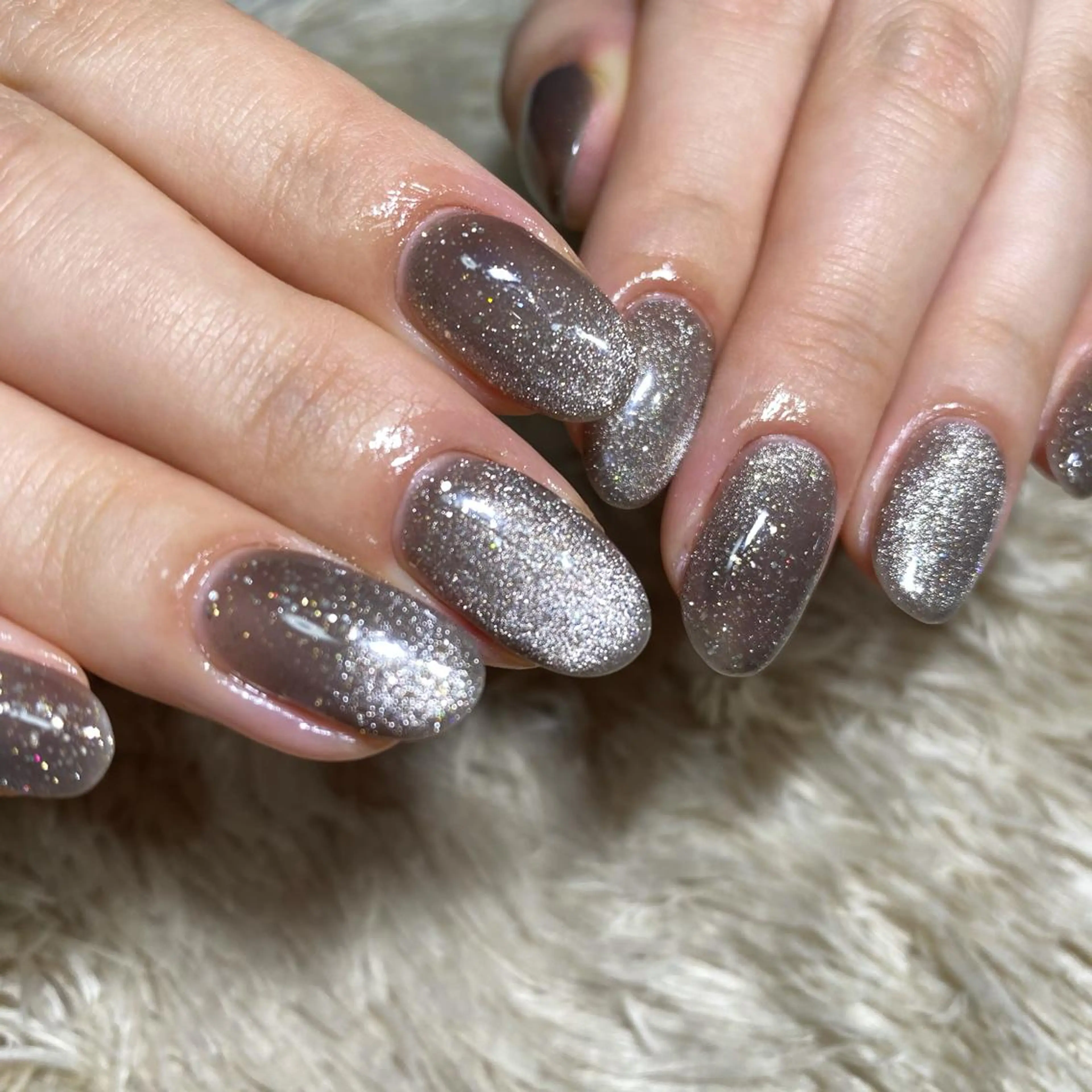 ネイル マグネットネイル マグネットワンカラー ワンカラーネイル C. 👑itoのマツエク・マツパデザイン