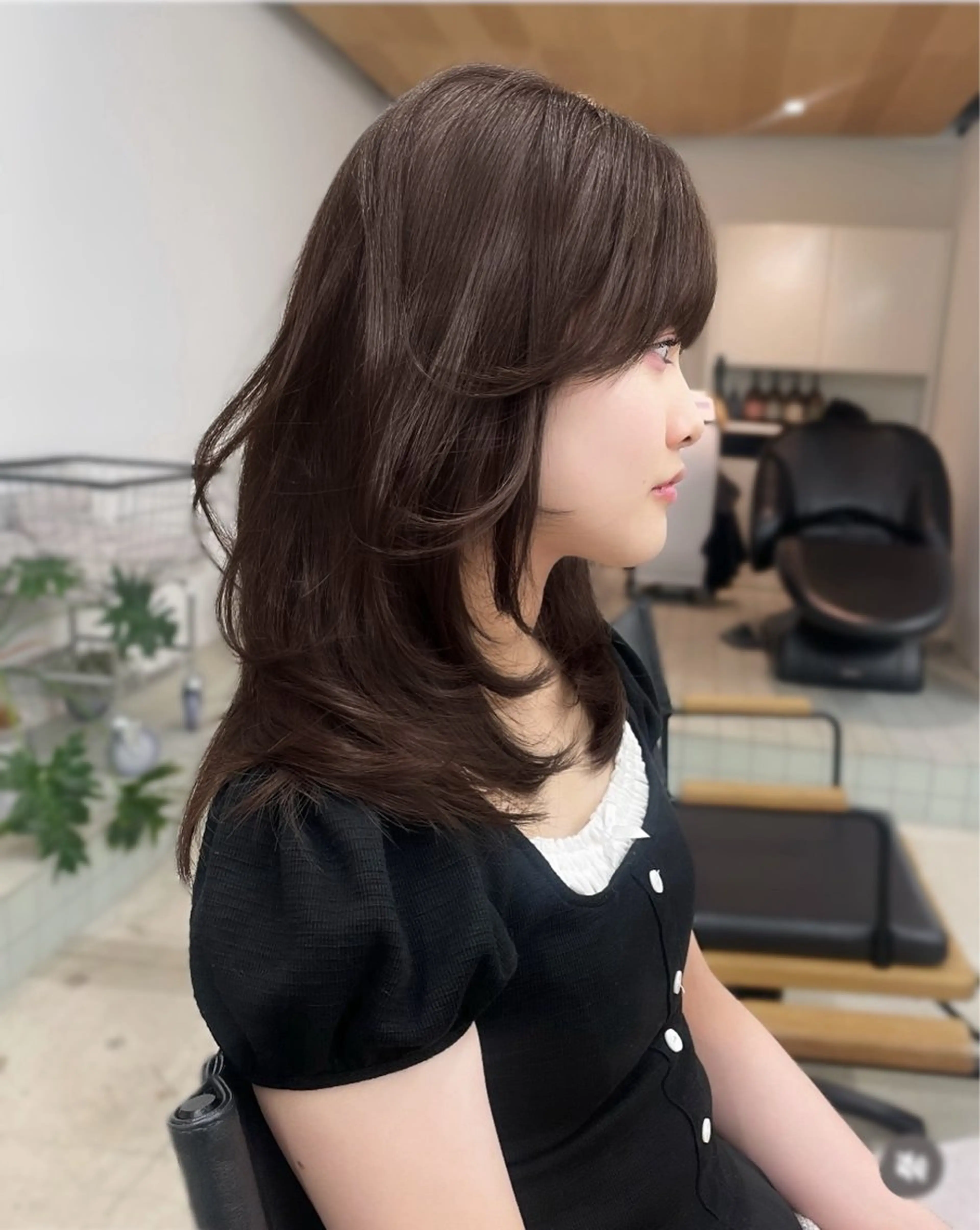 セミロング カラー ベージュカラー 髪質改善 レイヤーカット トリートメント トリートメント 🩵新宿/レイヤー/ 髪質改善🩵馬場叶林のヘアスタイル