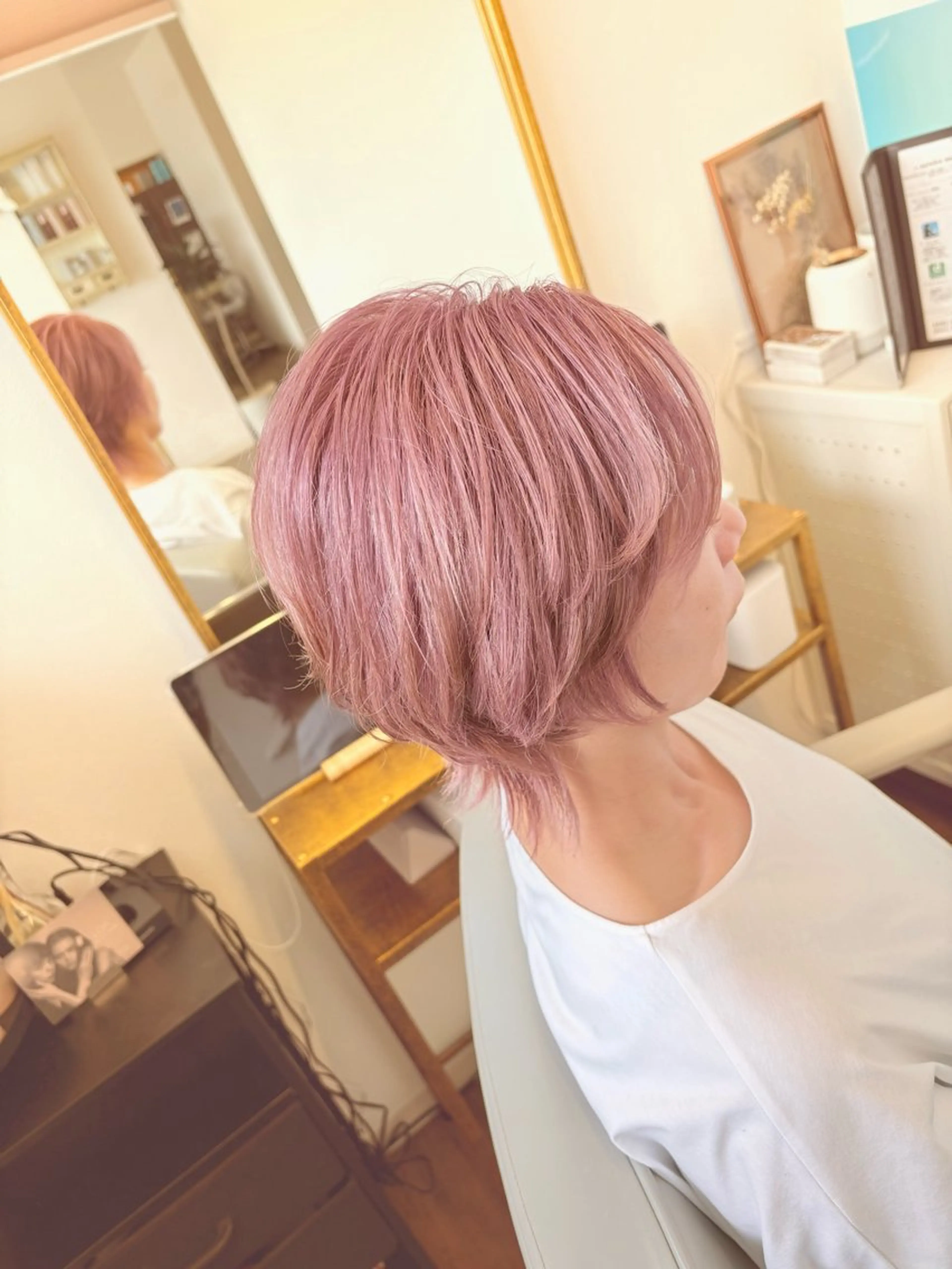 【撮影モデル*限定】 ブリーチWカラー&カット&お試しトリートメントの写真