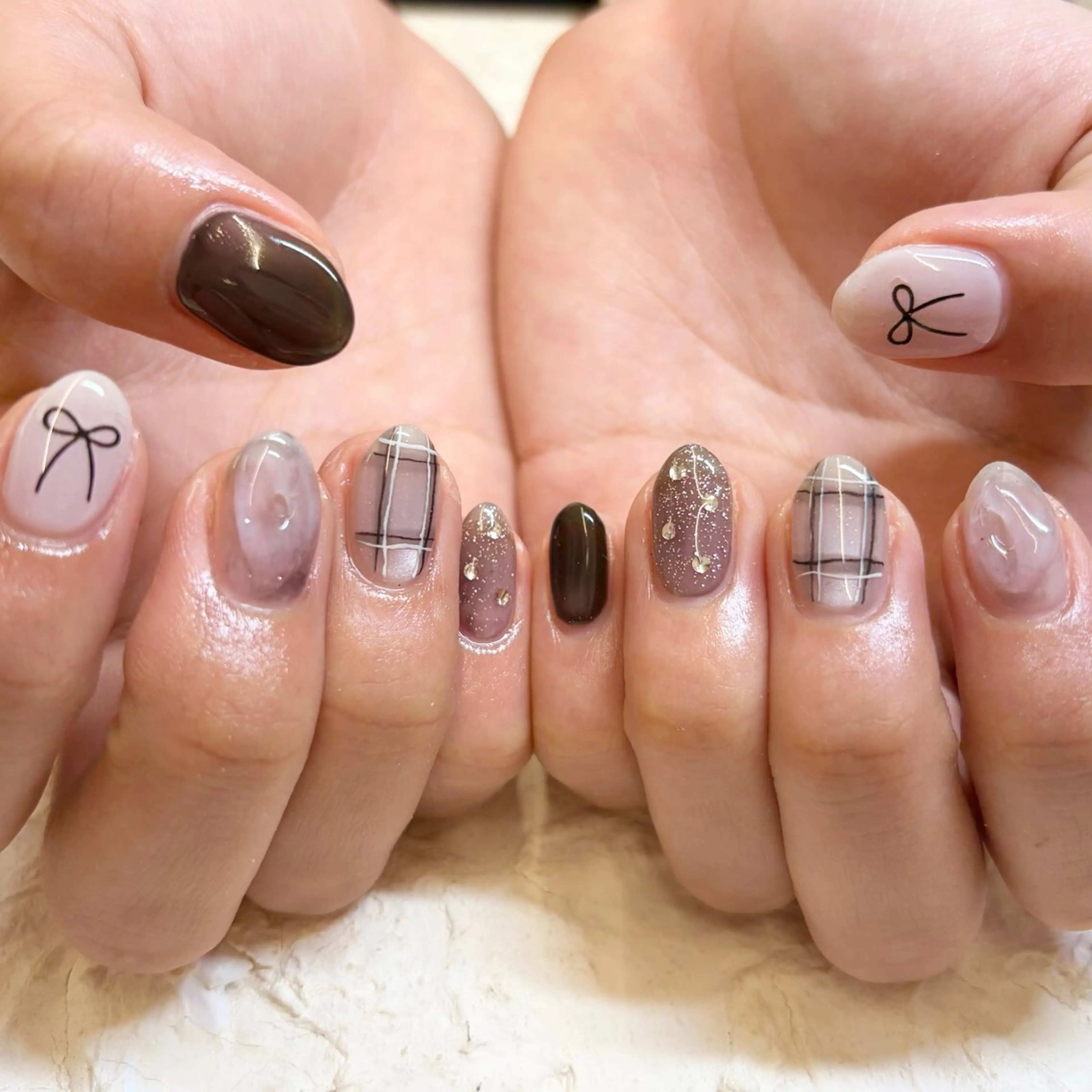 ネイル ハンドネイル ෆYura Nailෆのネイルデザイン