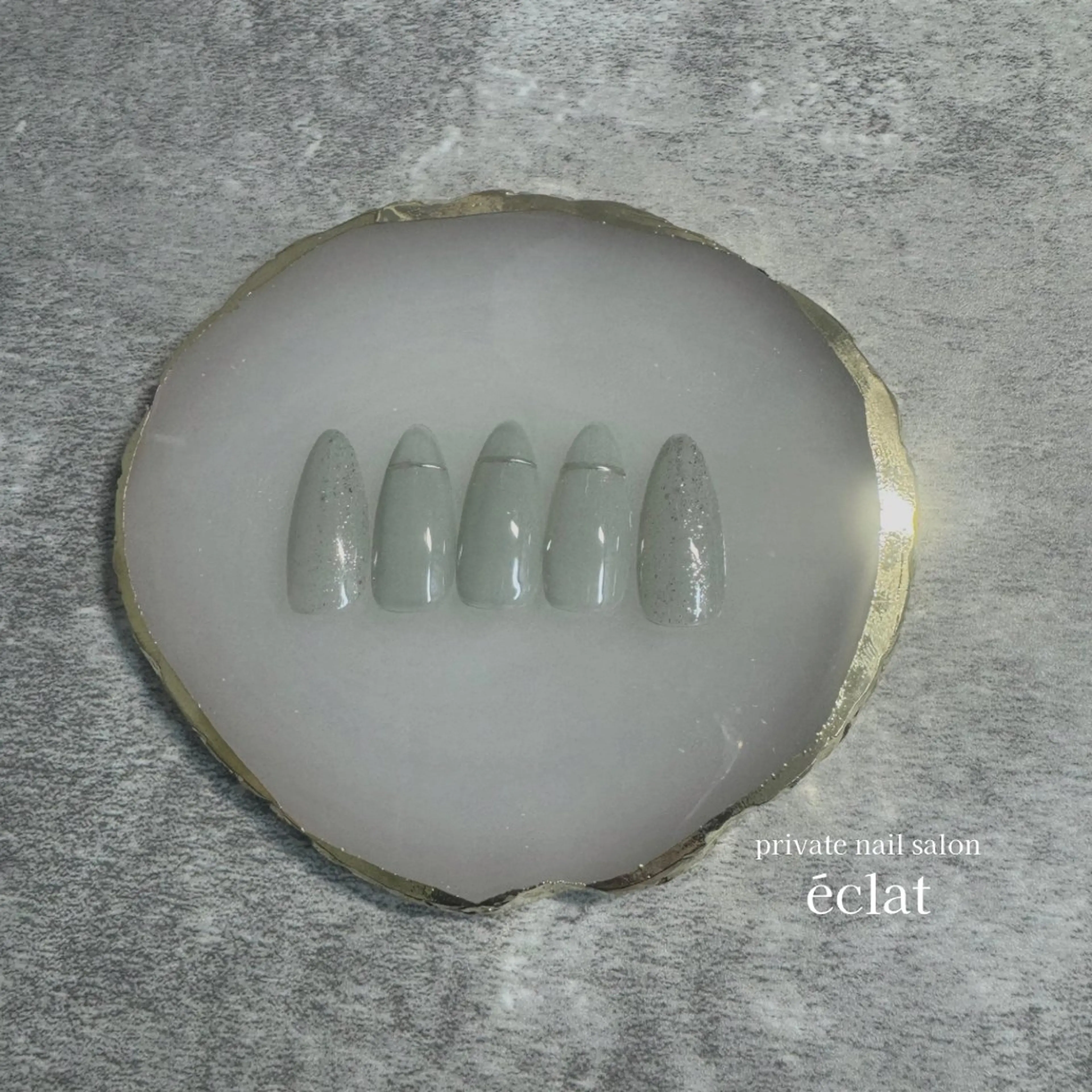 ネイル ニュアンスネイル nailsalon éclatのネイルデザイン