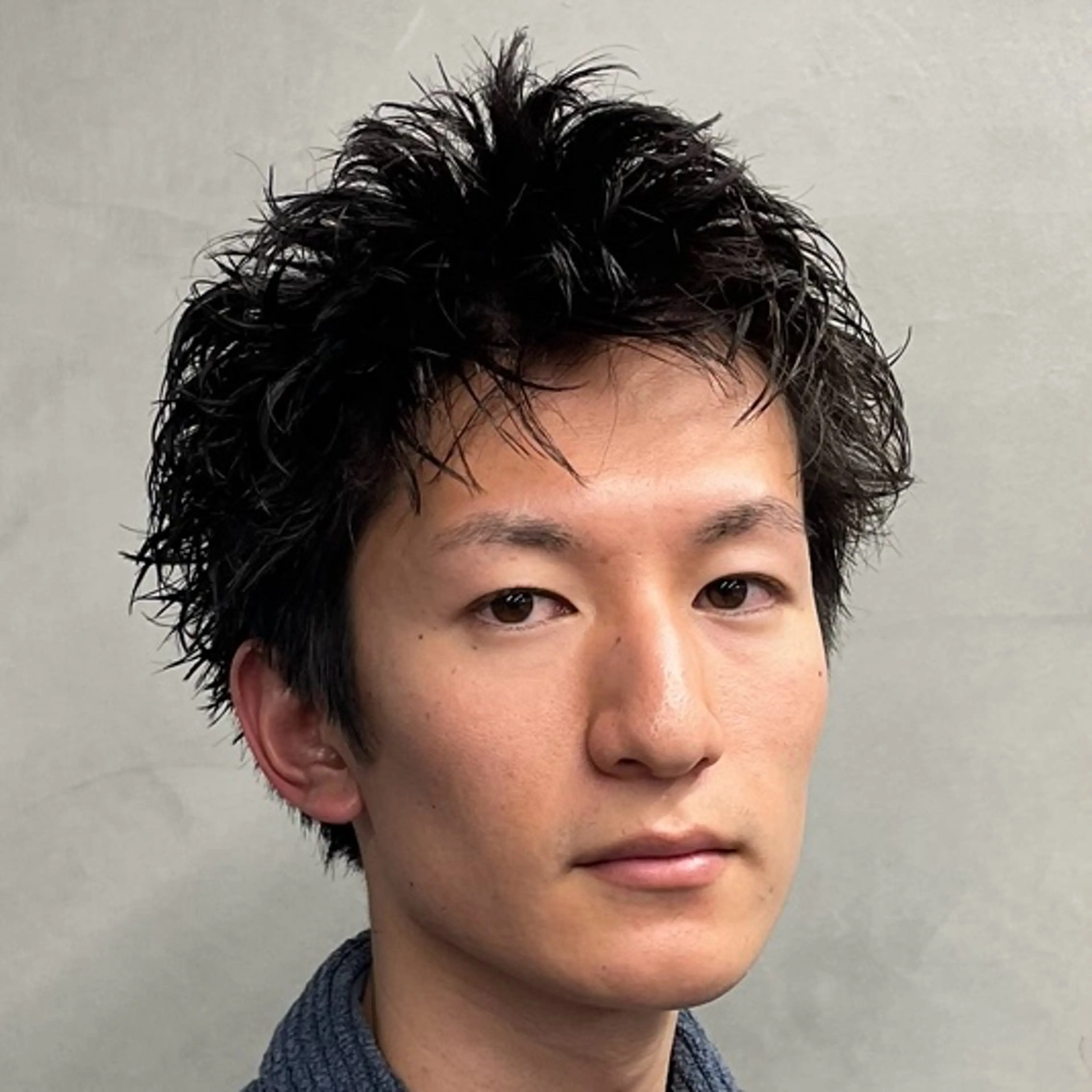 ショート パーマ ヘアアレンジ メンズ カット パーマ fifth Tokyo所属・fifth 石川 凪のヘアスタイル