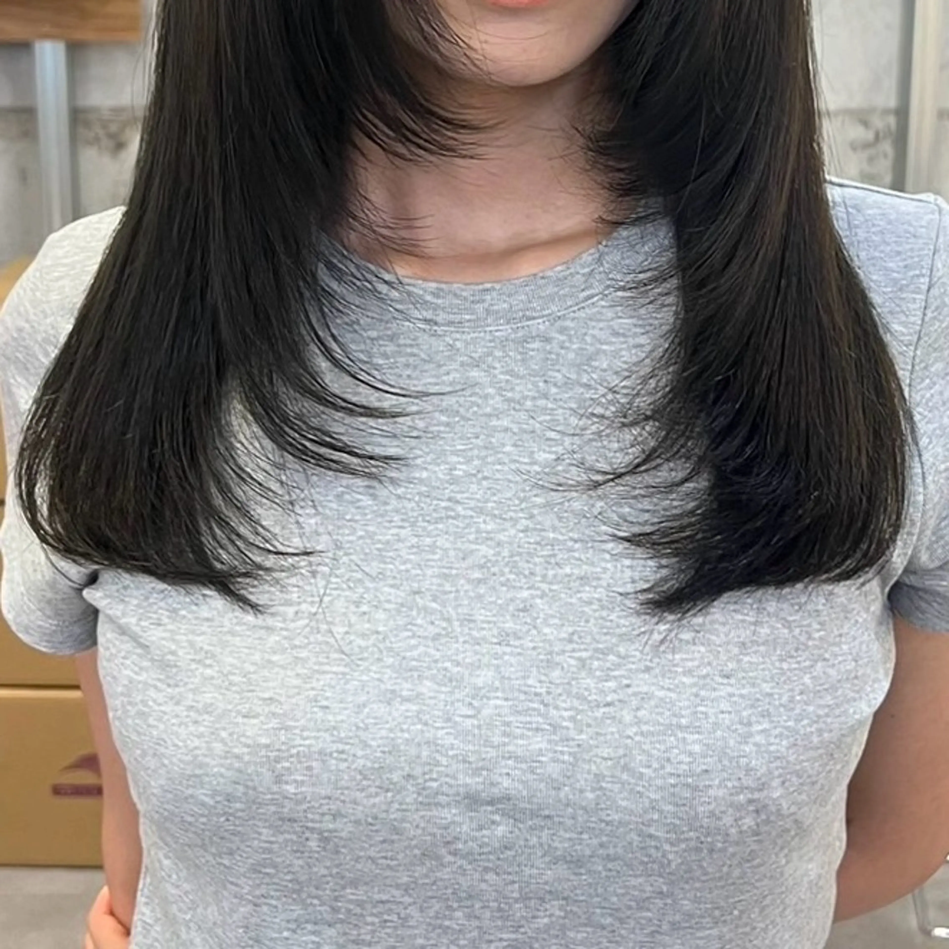 ミディアム 髪質改善特化／透明感 カラー／ＡＫＡＮＥ♡のヘアスタイル