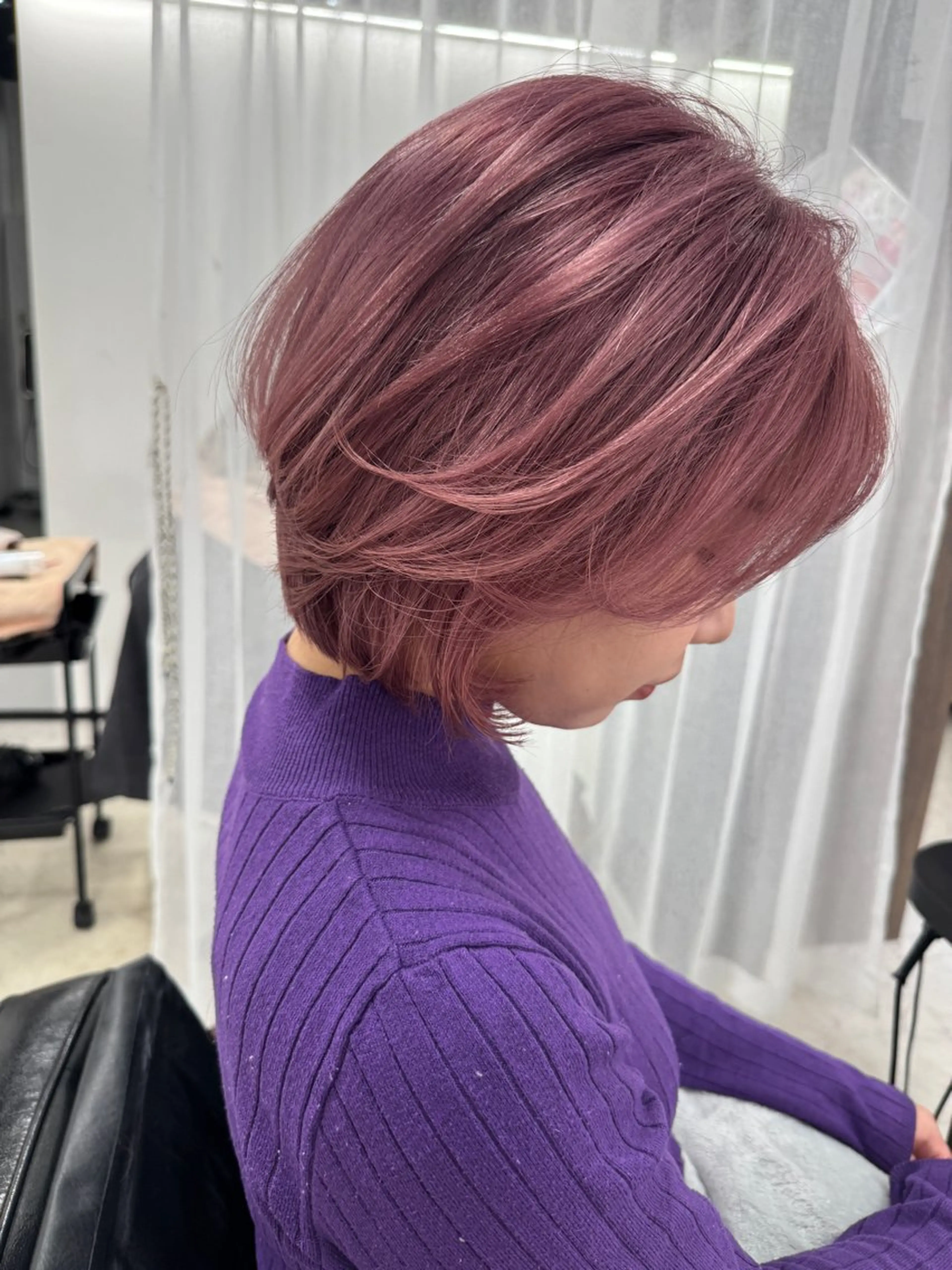 ショート カラー カット ヘアカラー トリートメント ヒラガカナ▼ ECLAT HAIRのヘアスタイル