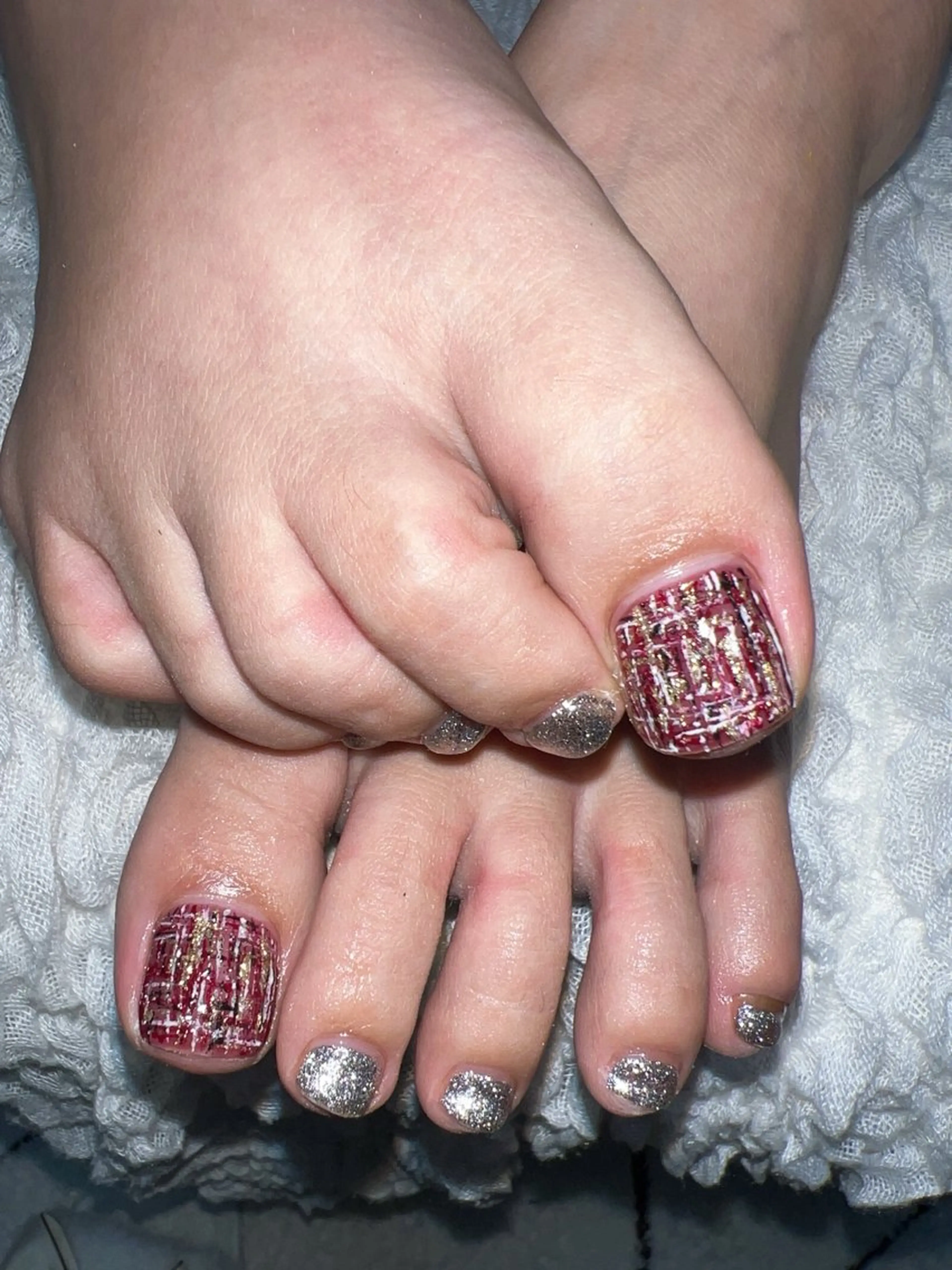 ネイル ツイードネイル coco nailのネイルデザイン