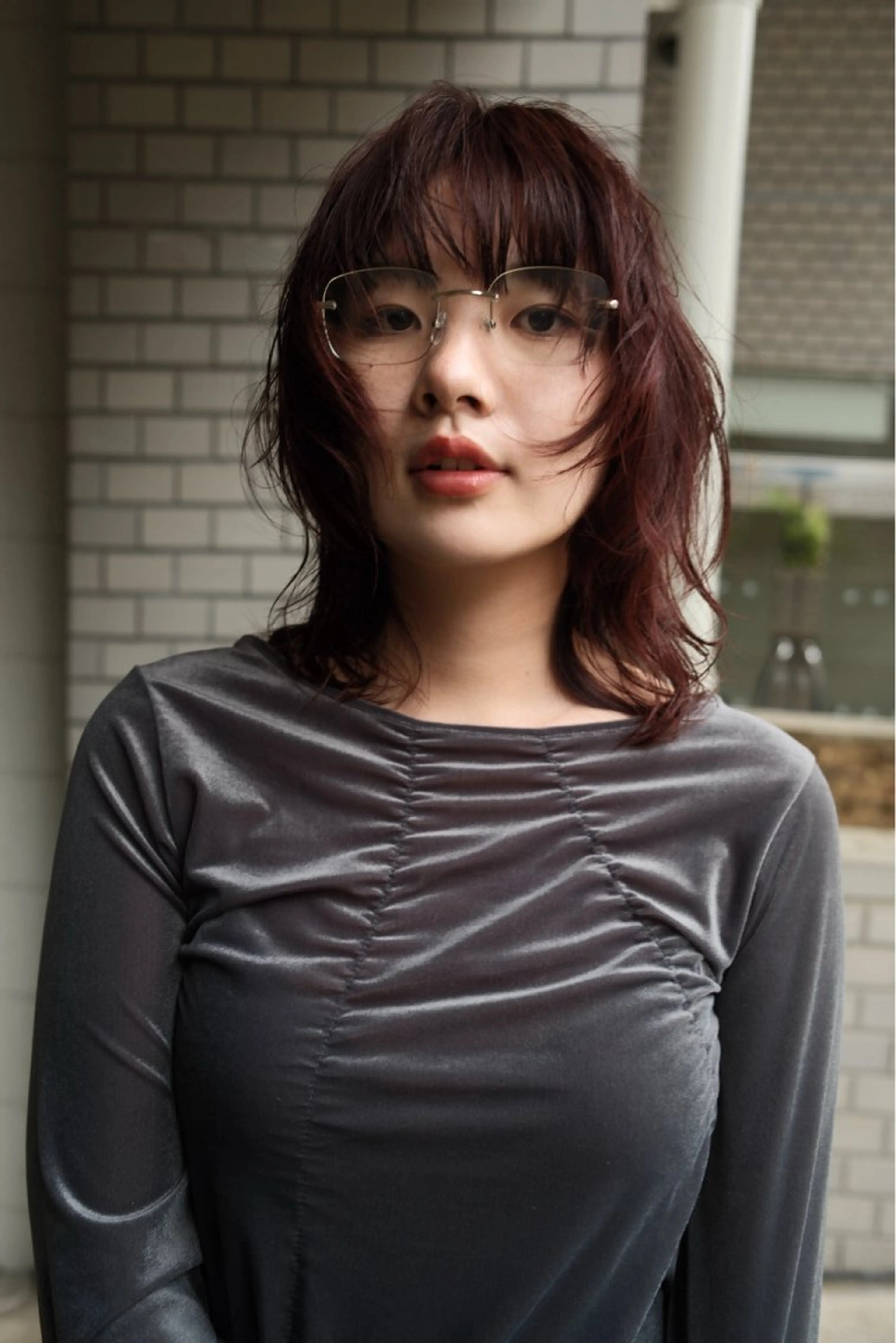 ミディアム カラー パーマ カット ヘアカラー パーマ GATTACA所属・KEI gattacaのヘアスタイル