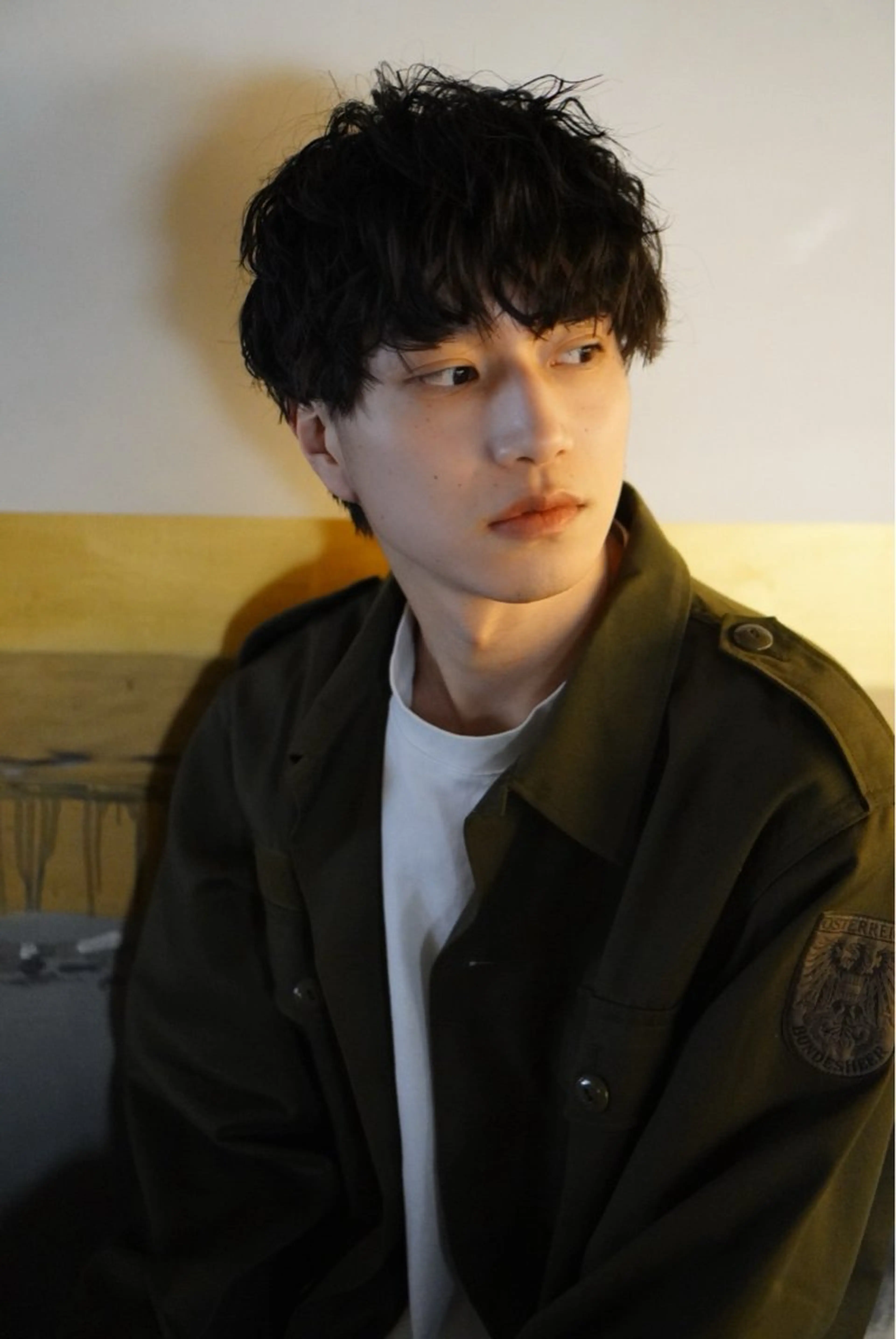 ヘアアレンジ メンズ アレンジ/新宿 透明感カラー/ヤノのヘアスタイル