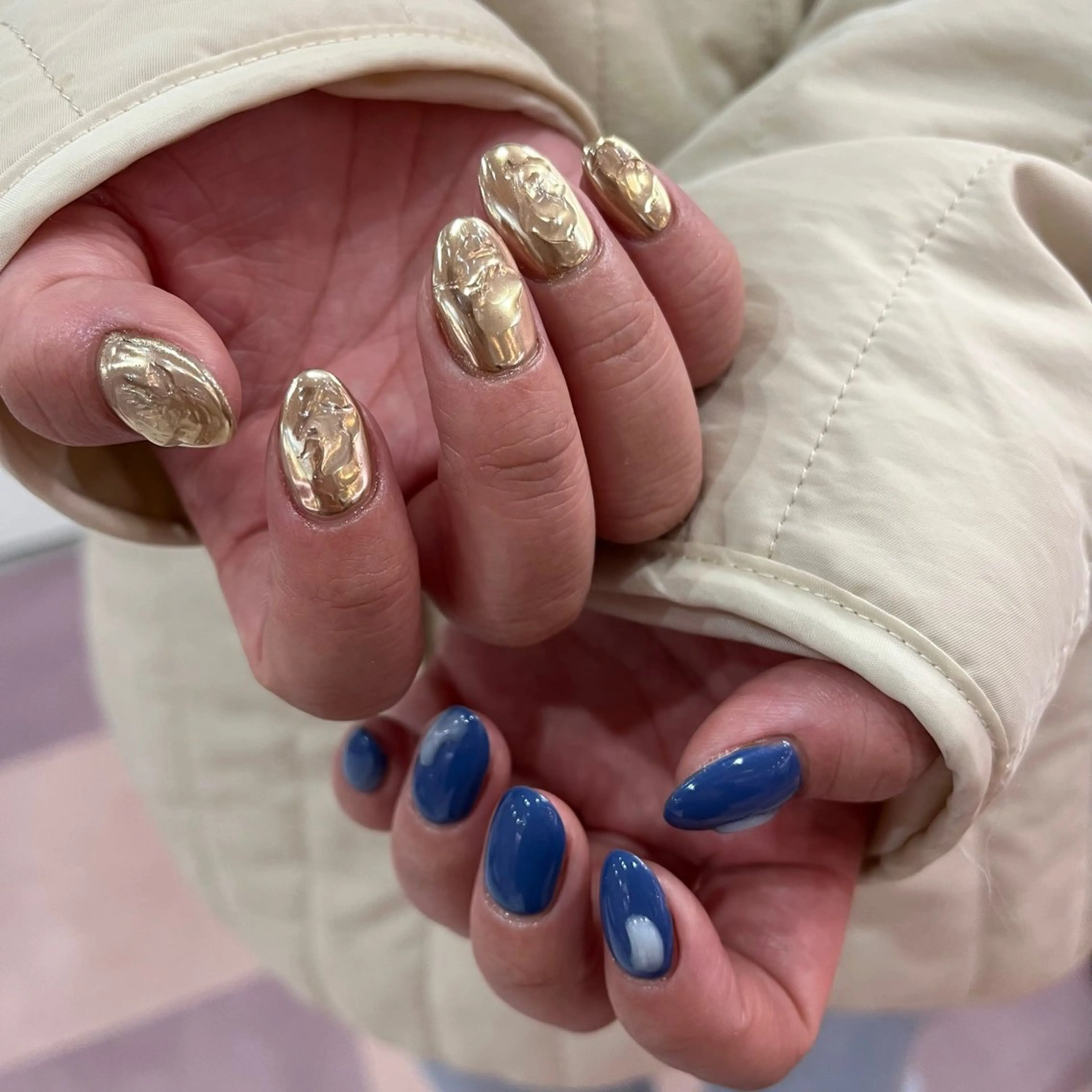 ネイル ハンドネイル nagaoフィルイン パラジェル長さだしのネイルデザイン