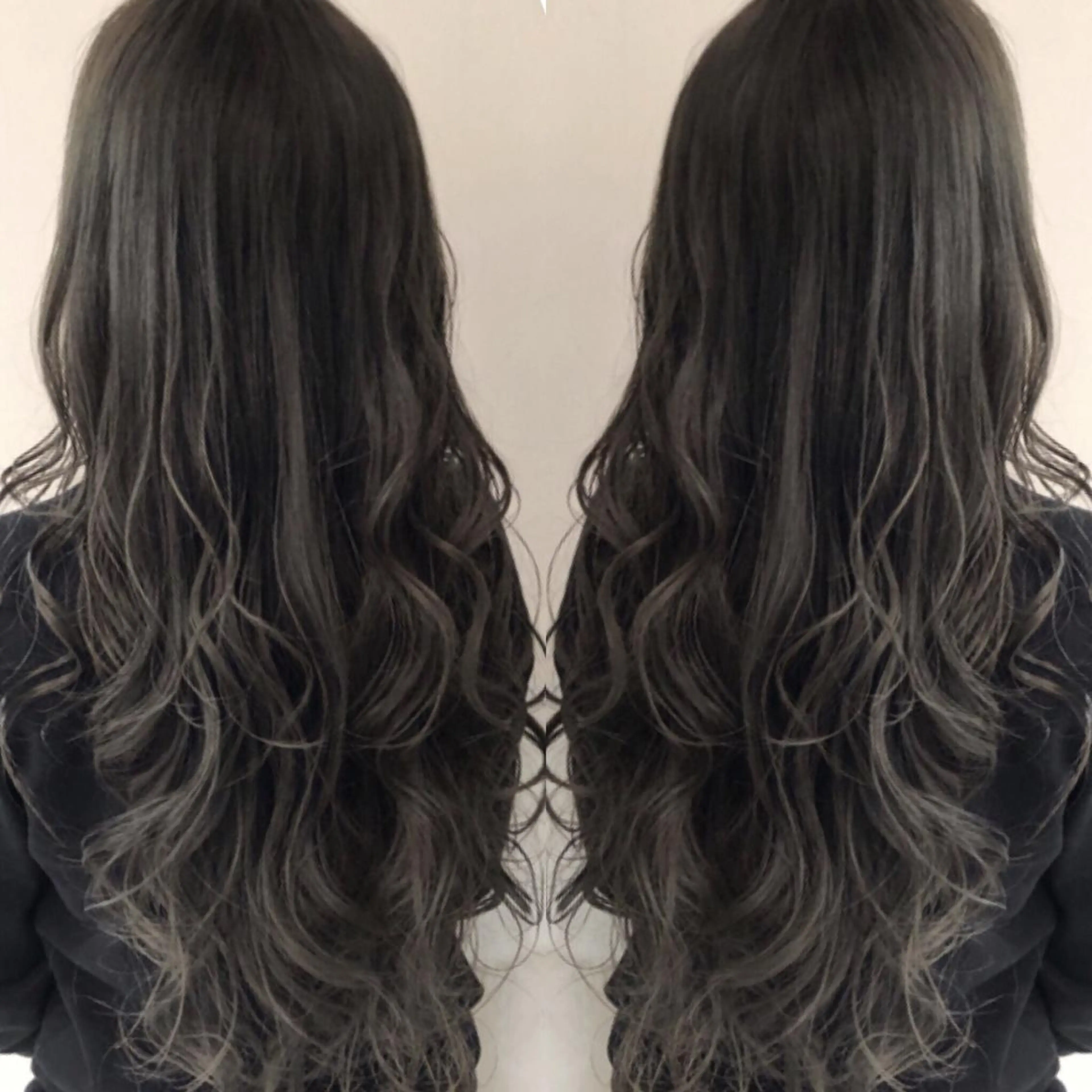 ロング カラー AHNKISM AHNKISMのヘアスタイル