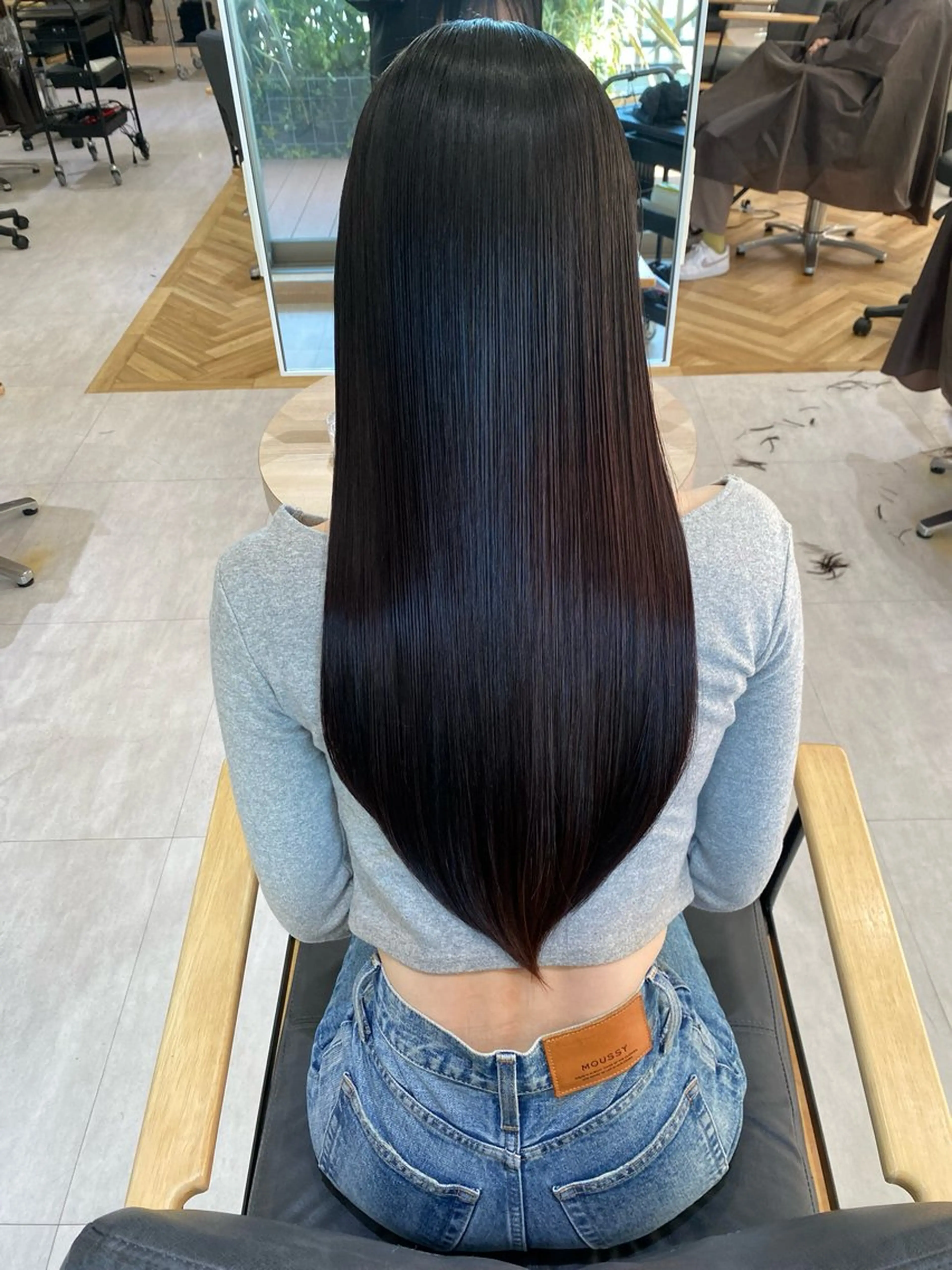 ロング ヘアカラー トリートメント 中村一樹/髪質改善/ 艶髪/艶カラー/美髪のヘアスタイル