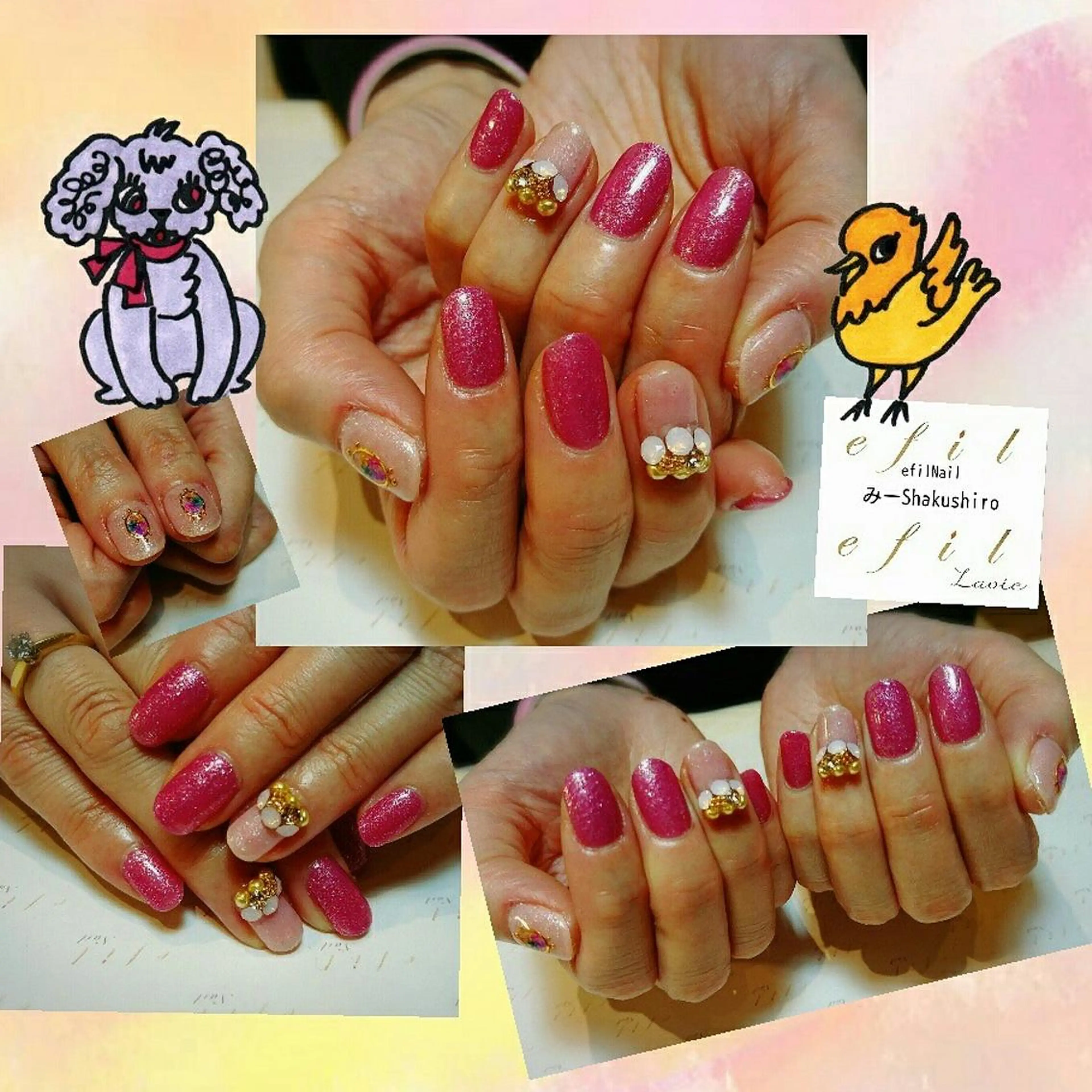 ネイル 持ち込み みー shakushiroのネイルデザイン