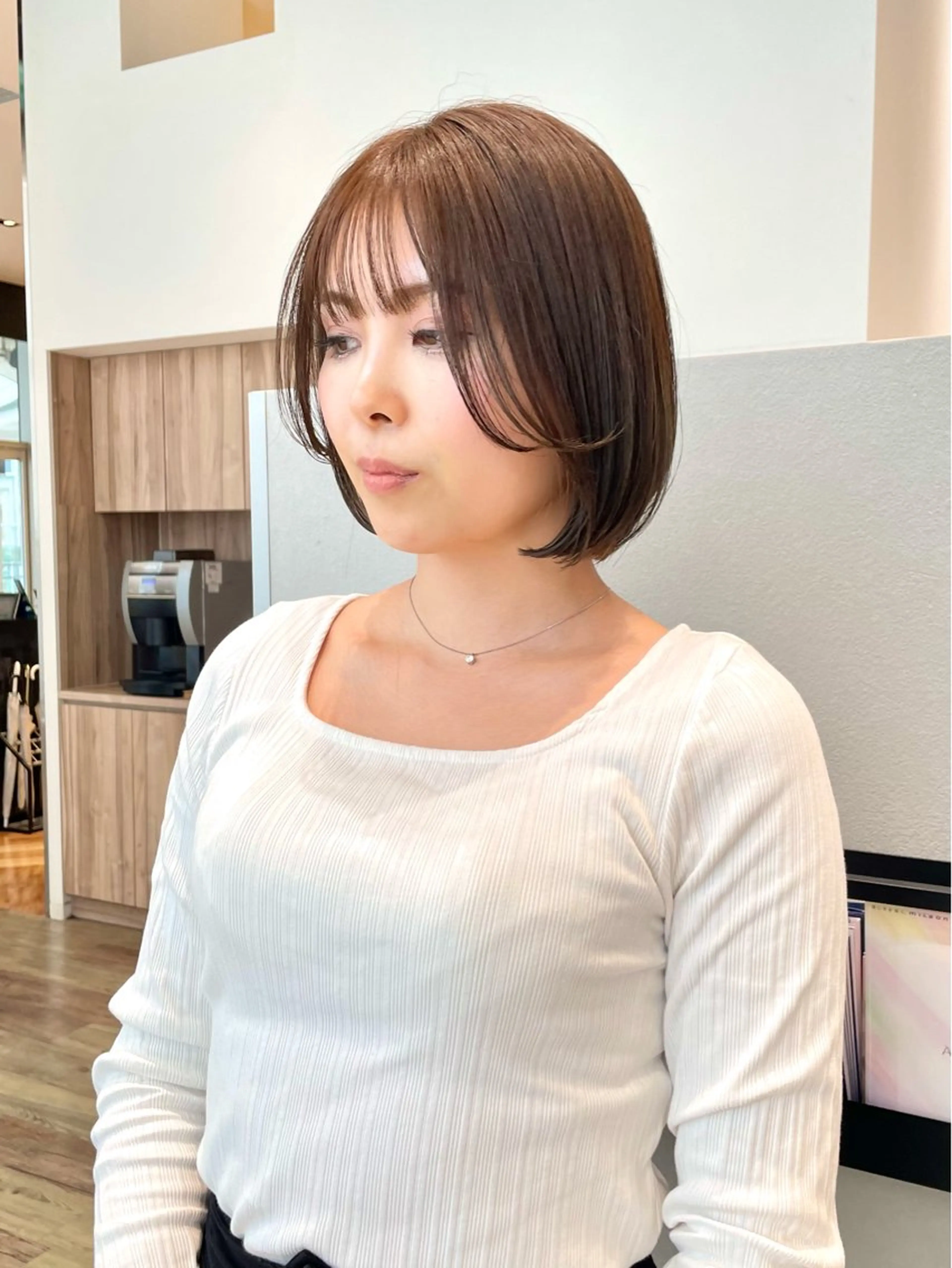 ショート カラー ボブ BELLA/天王寺/ 似合わせ/木浦心のヘアスタイル