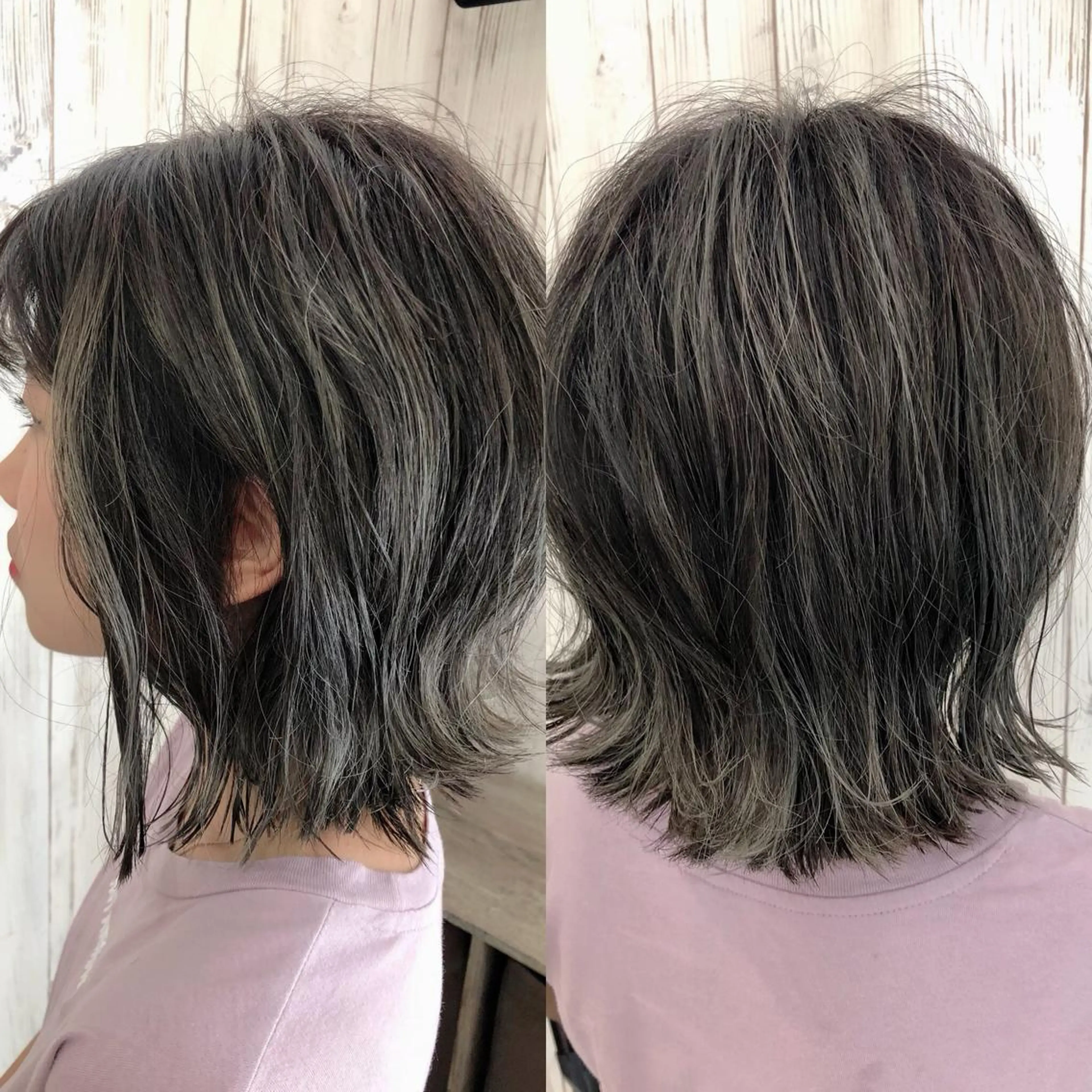 ミディアム カラー カット ヘアカラー ヘアサロンオスカー 岸和田蛸地蔵店のヘアスタイル