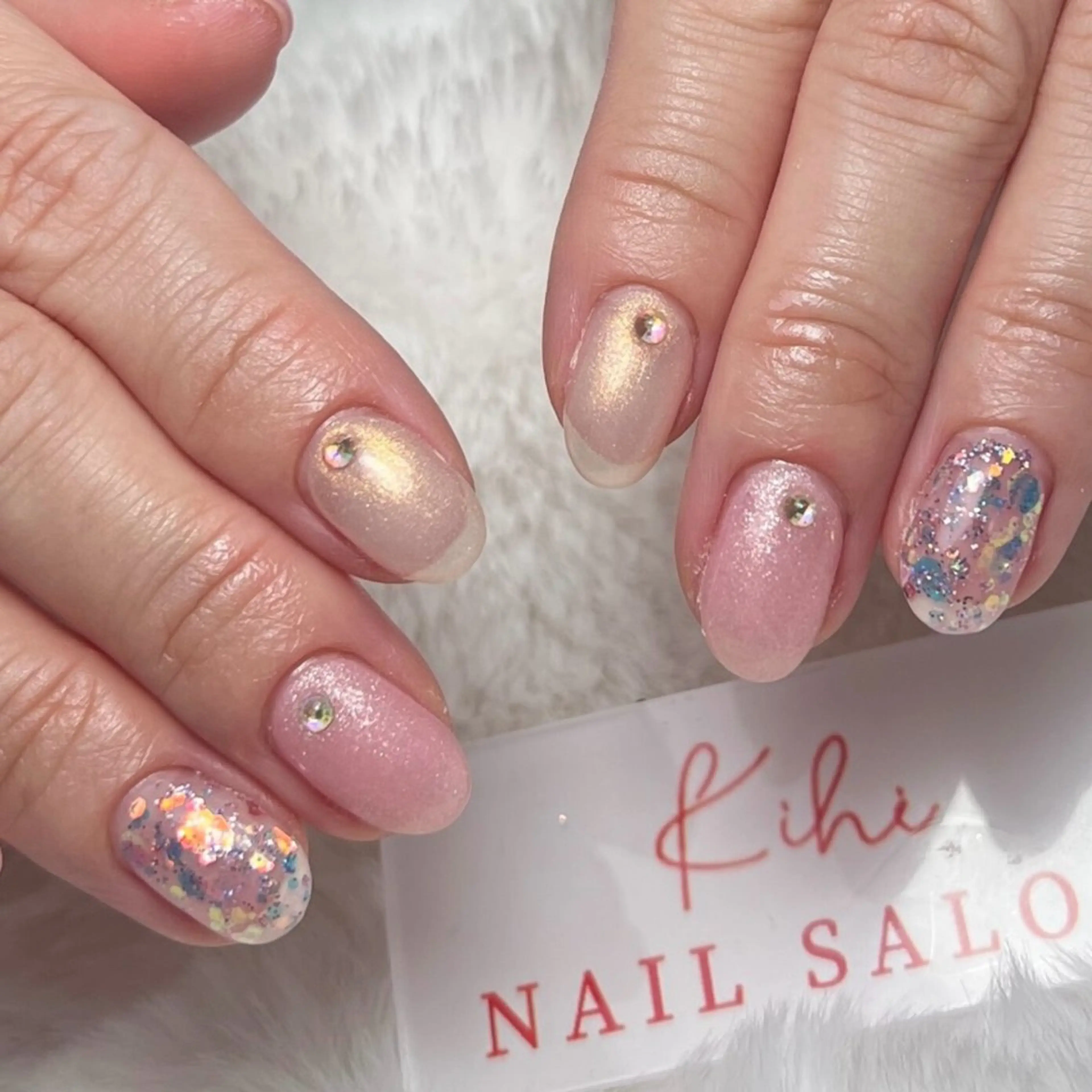 ネイル アートネイル フレンチネイル ジェルネイル グラデーション 韓国ネイル ハンドネイル 久保田 マリコのネイルデザイン