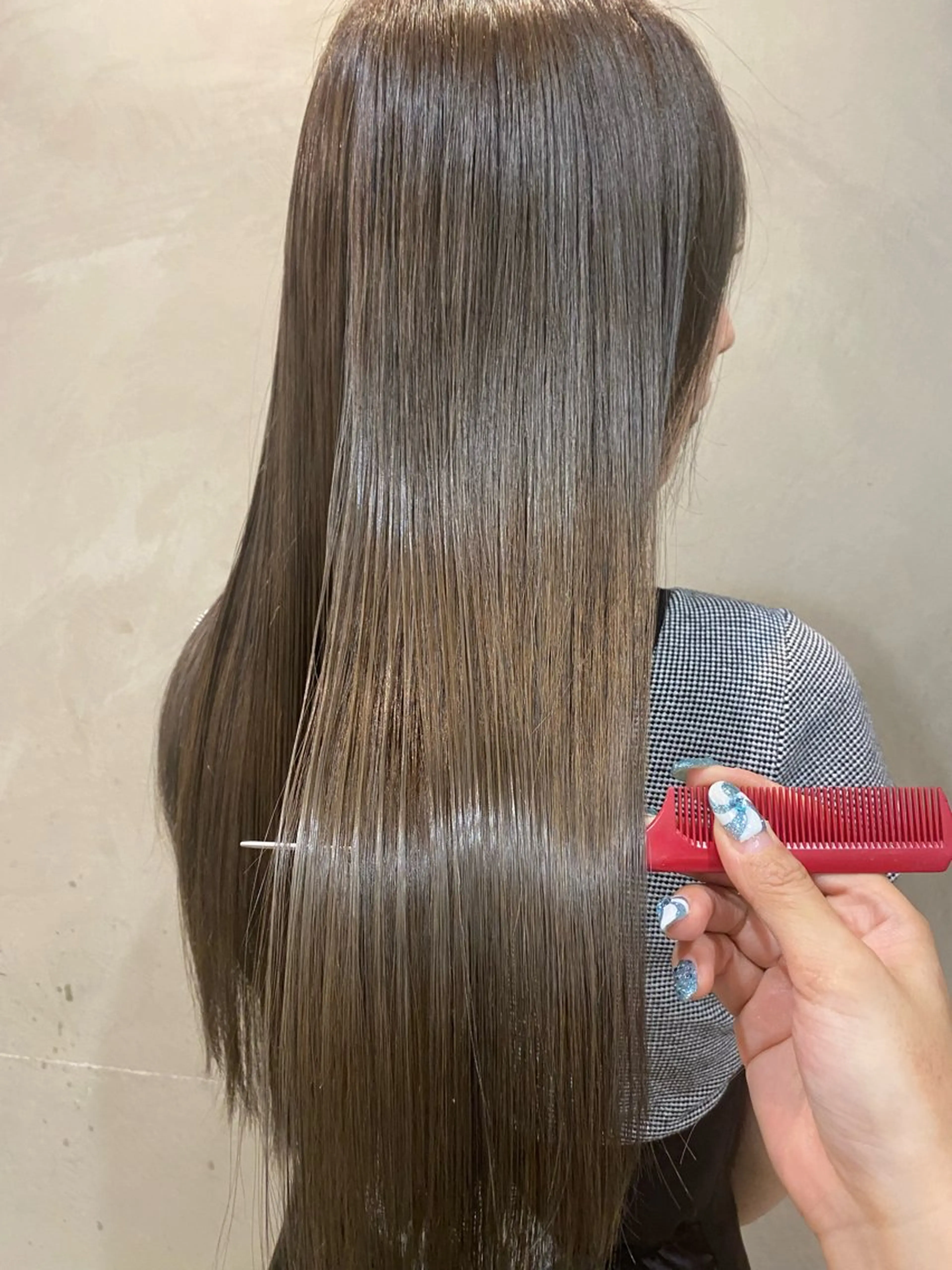 ロング カラー パーマ 🩷🍭中津・梅田 エリア🍬💜のヘアスタイル