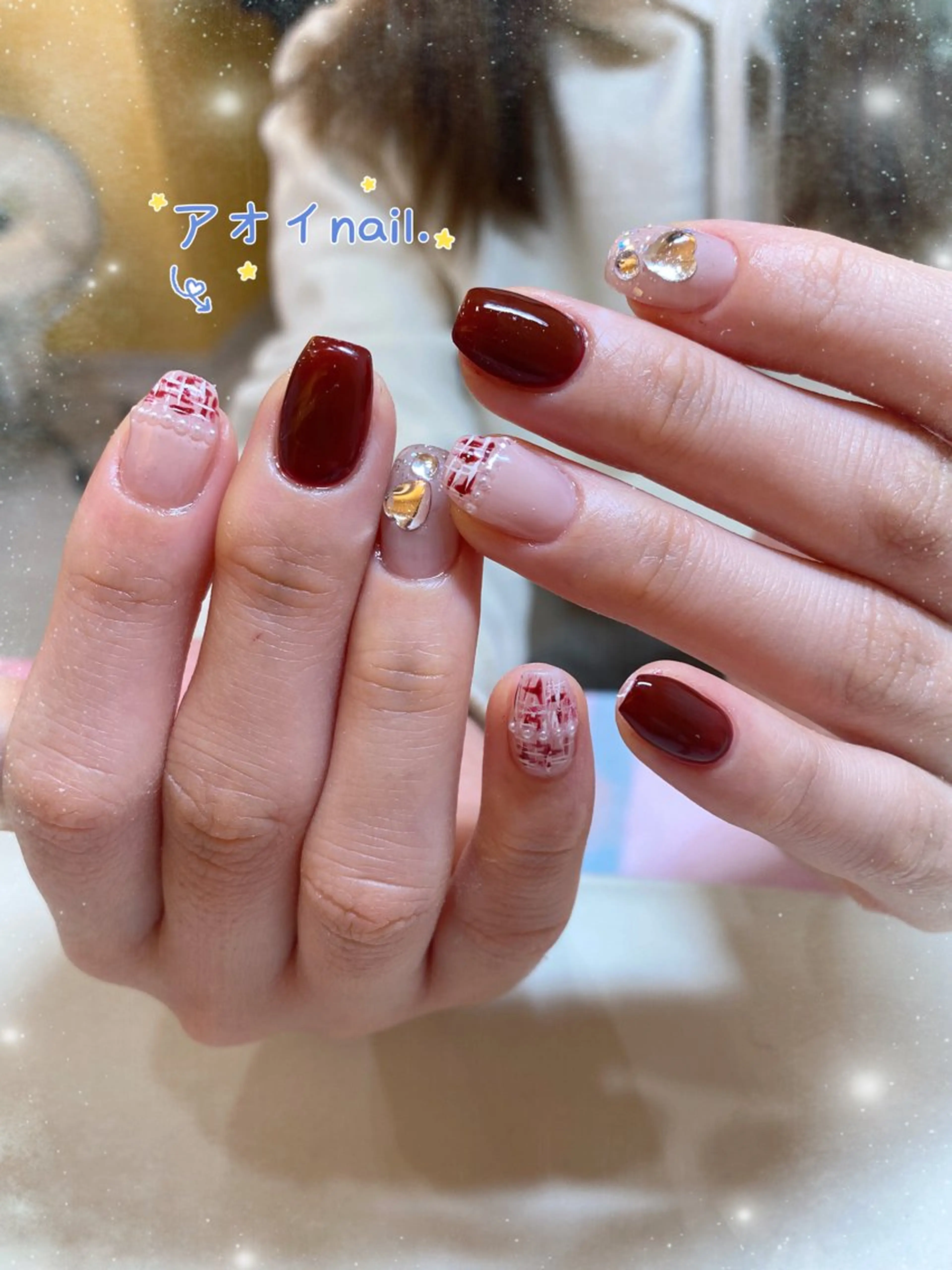 ネイル LEDアイラッシュ ∩_∩アオイのマツエク・マツパデザイン