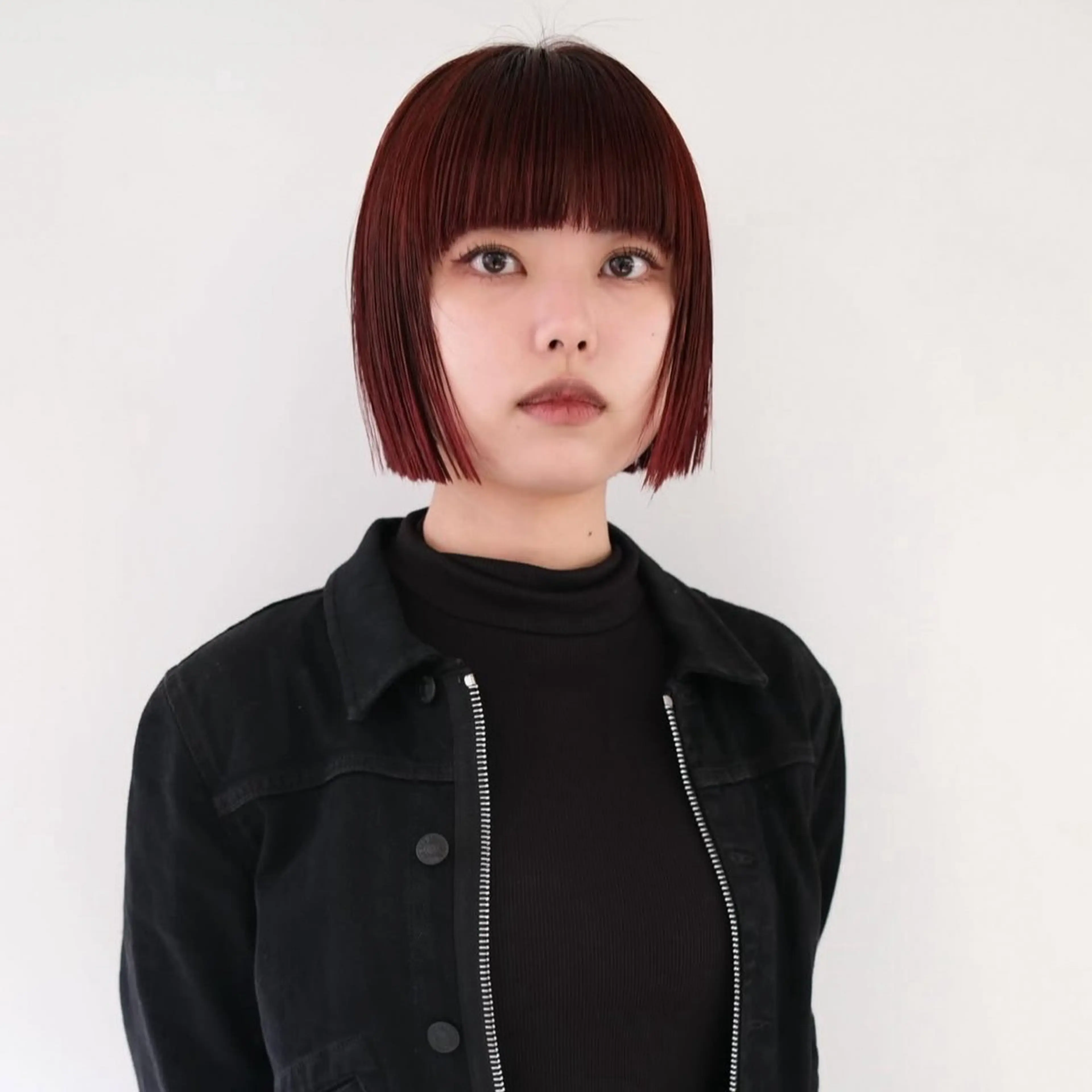 ショート カット ヘアカラー トリートメント LUCCI所属・udaハイトーン /ボブ/レイヤーのヘアスタイル