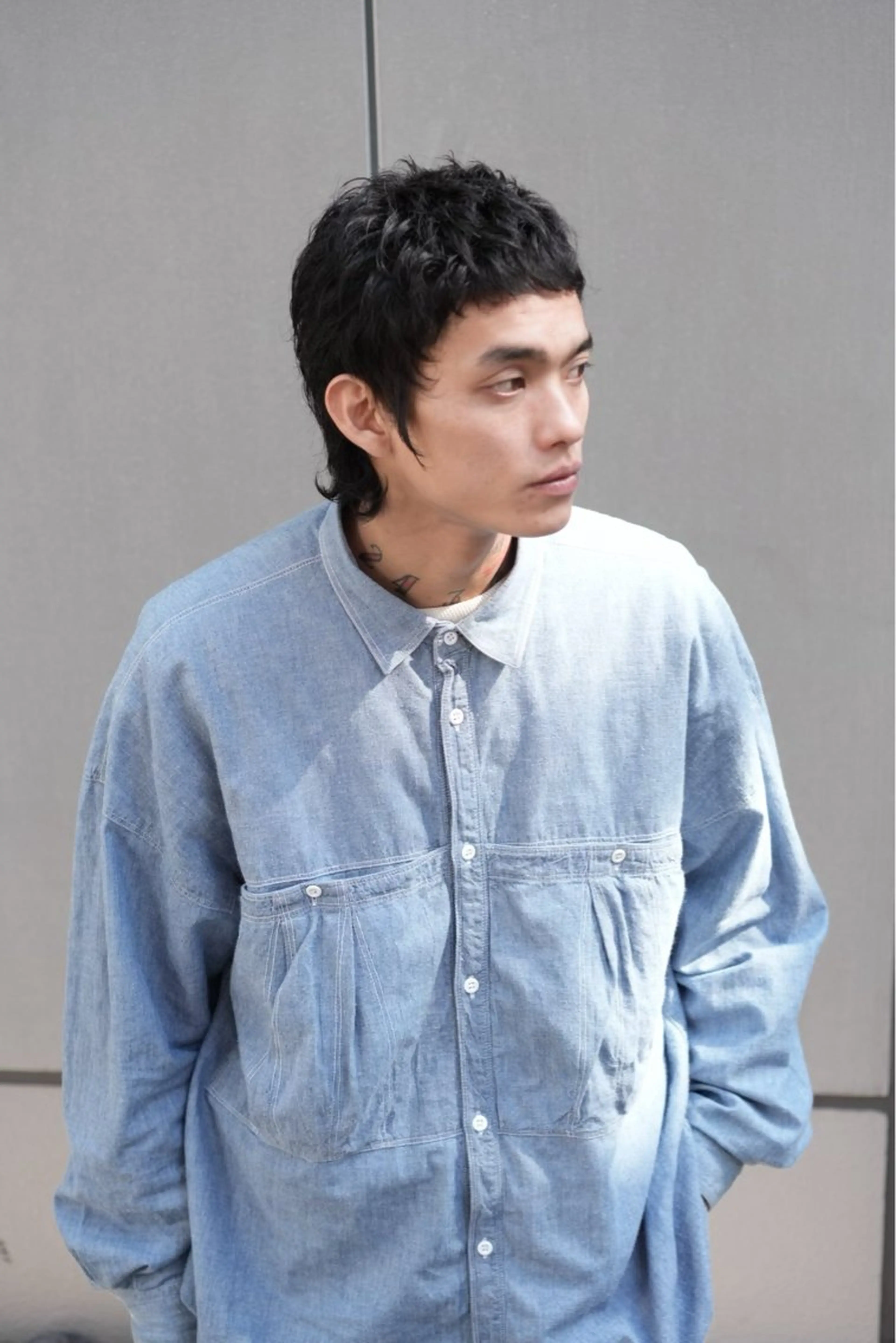 ショート パーマ メンズ カット パーマ 癖毛風パーマ/ 栄/JEONのヘアスタイル