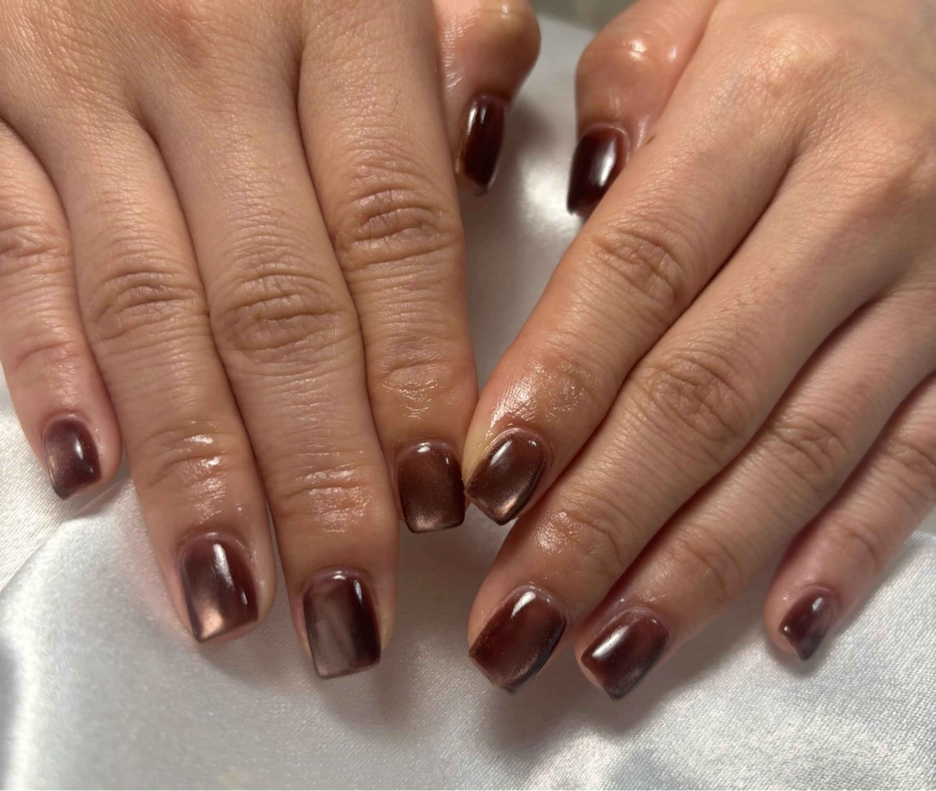 ネイル オーロラネイル 桜ネイル フラワーネイル フットネイル フレンチネイル ハンドネイル kiki nail たまプラーザのネイルデザイン