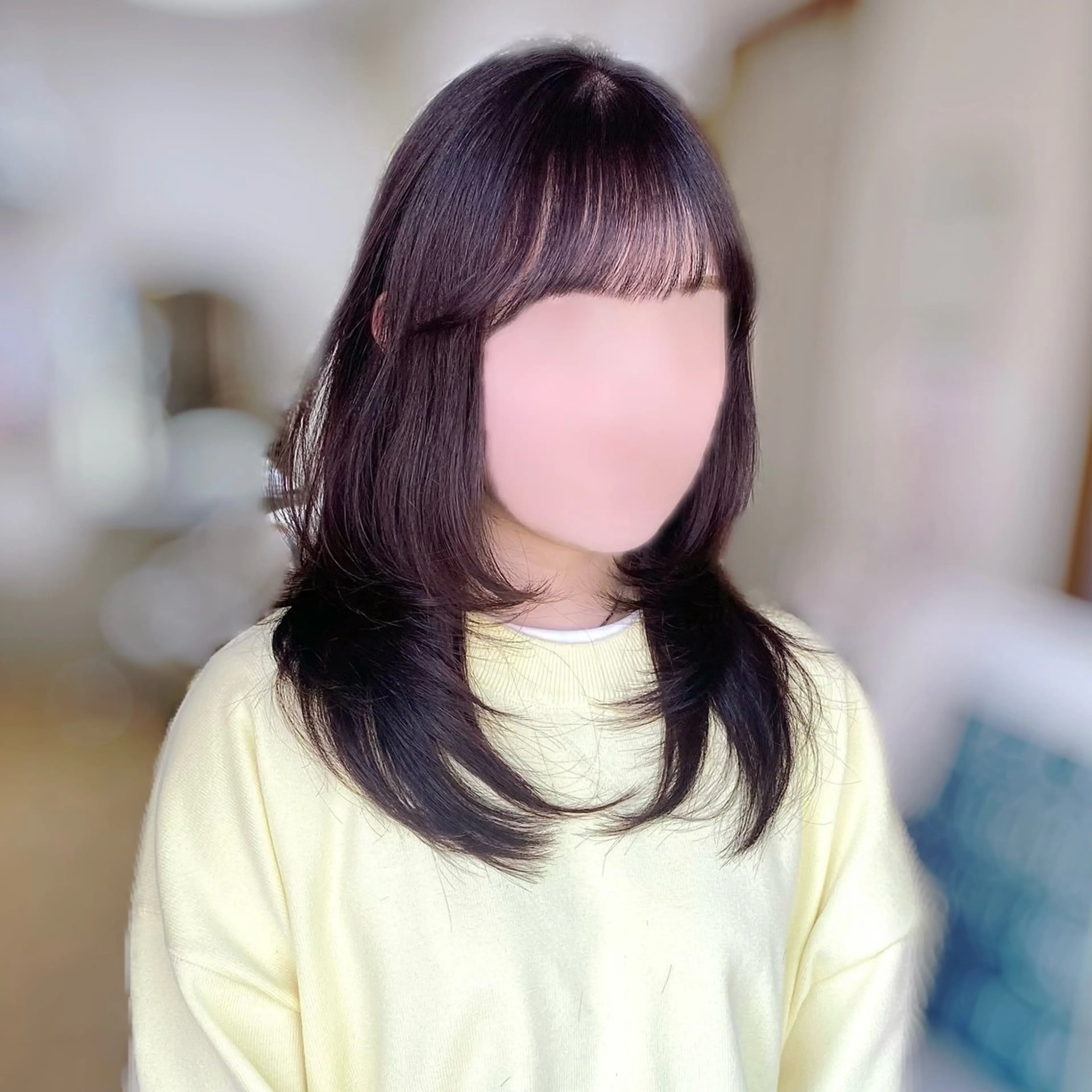 ロング カラー ブリーチ ブリーチなしカラー レッドカラー レイヤーカット カット ヘアカラー トリートメント 🥣 hashi 🛋️のヘアスタイル