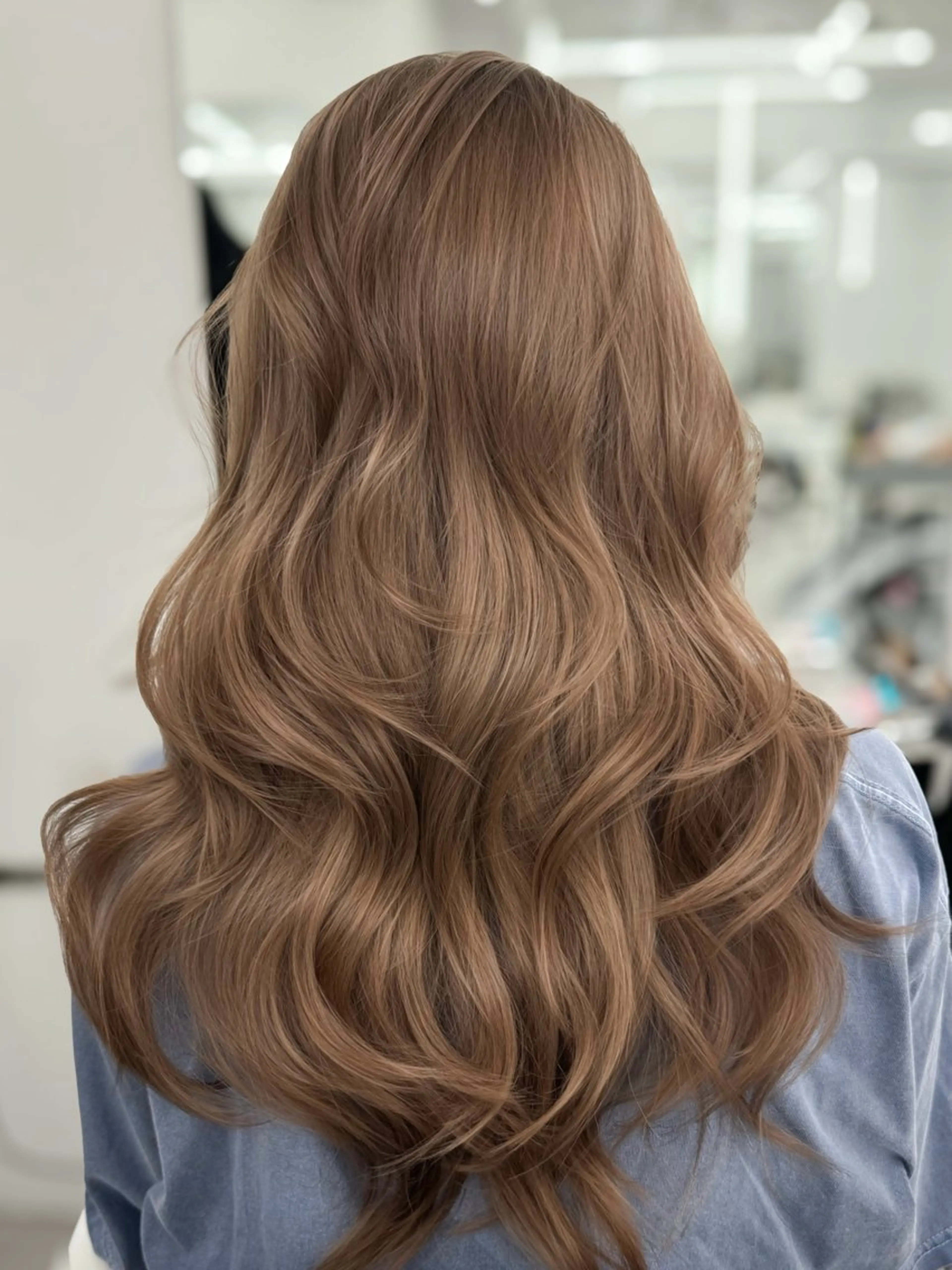 ロング カラー カット ヘアカラー トリートメント 顔まわりの神様✨ 透明感カラー藤嶋秀幸のヘアスタイル