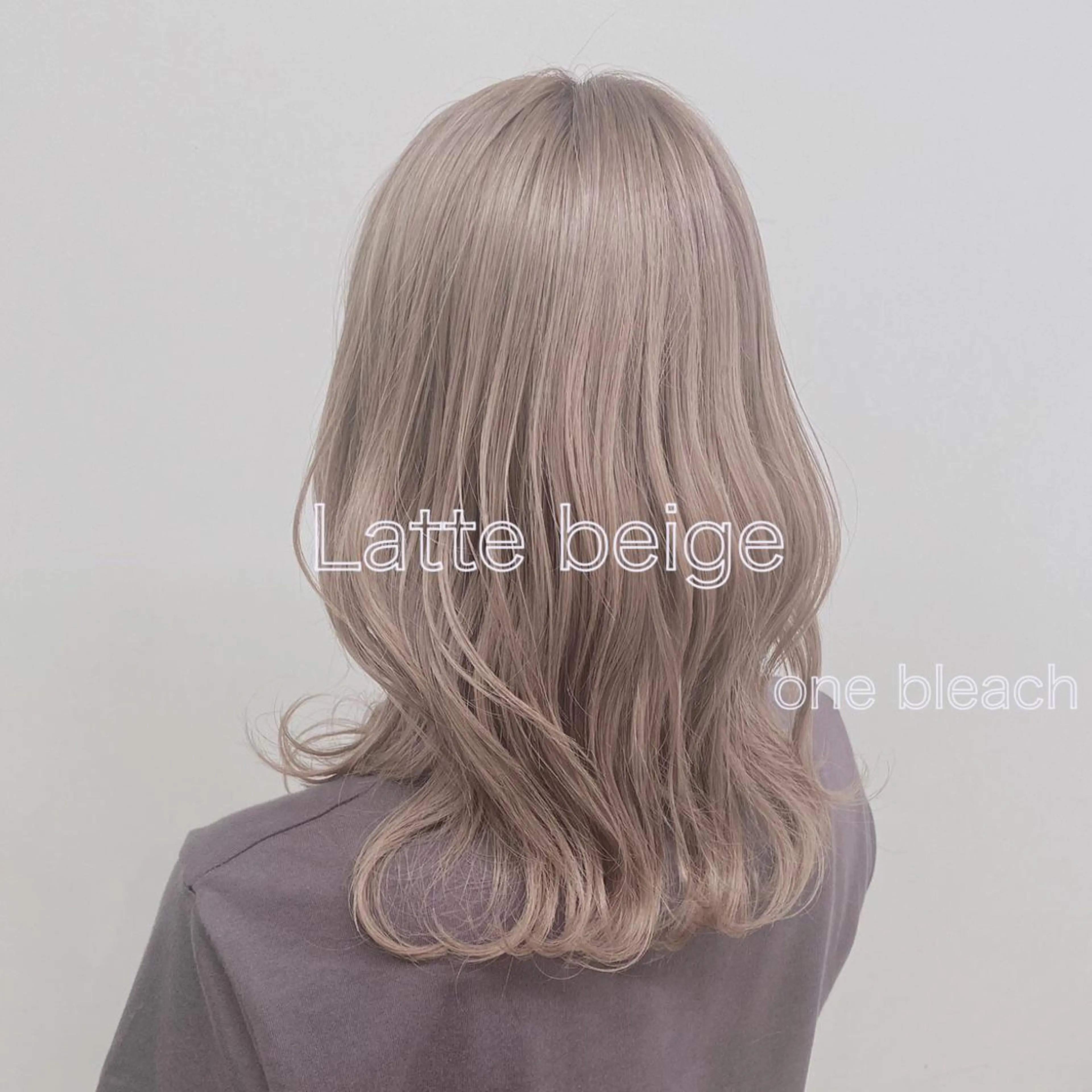 セミロング カラー パーマ ヘアアレンジ ネイル マツエク・マツパ ヘアカラー トリートメント ヘッドスパ ヘアセット 韓国レイヤー🕊️ 柔らかベージュ🧸のヘアスタイル