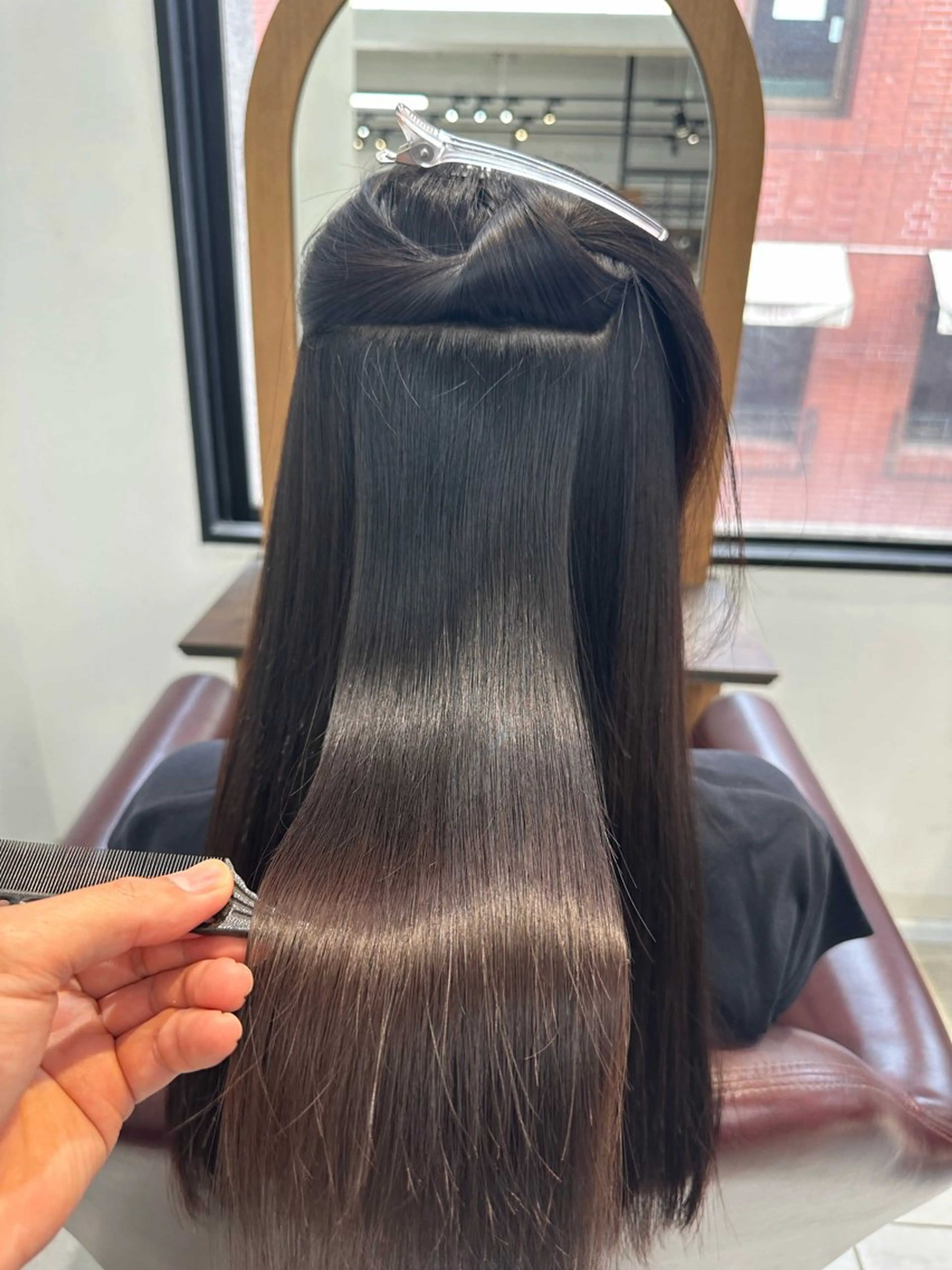 ロング くせ毛 縮毛矯正 aid恵比寿所属・牧之瀬 拓海のヘアスタイル