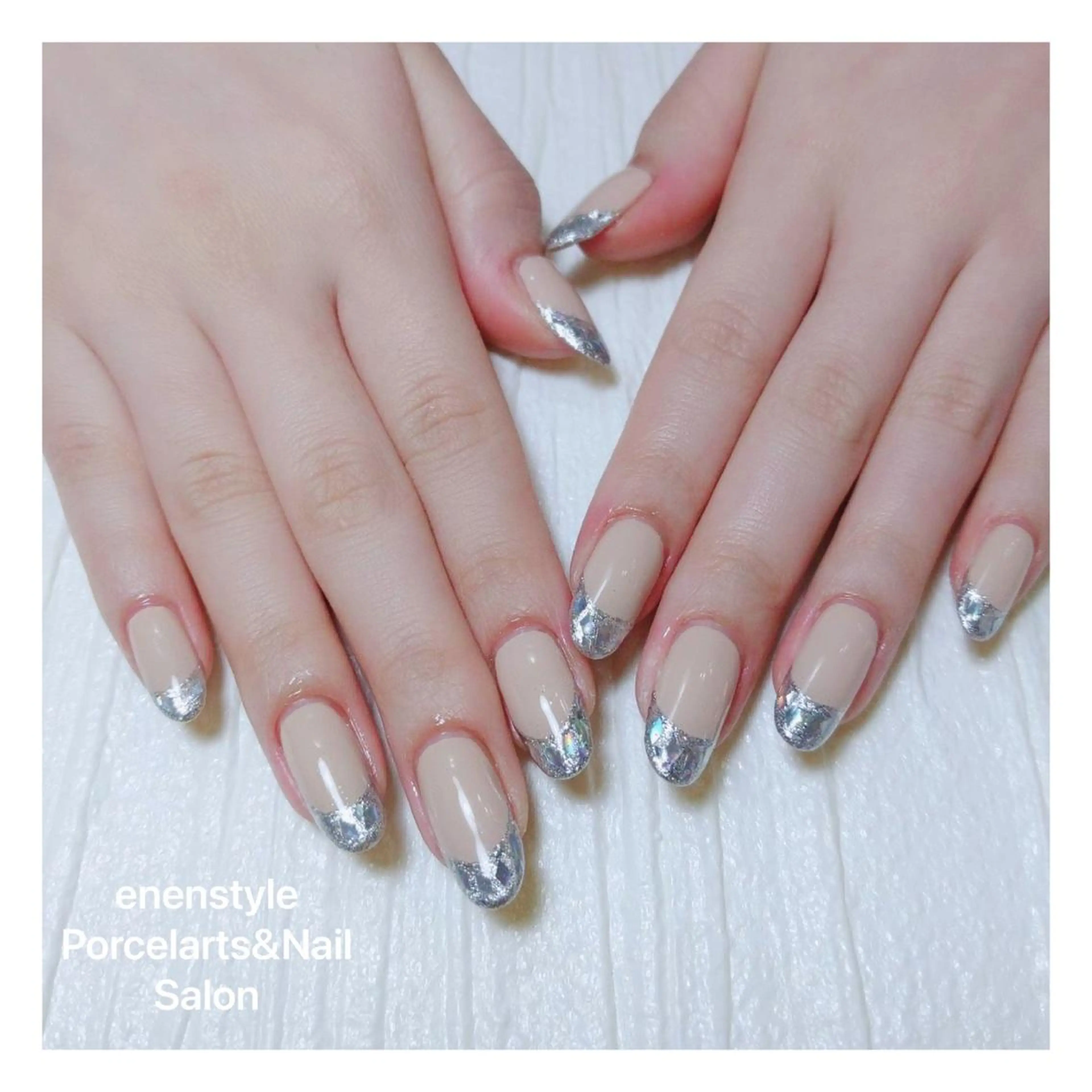 ミディアム ネイル 👑enen style👑のネイルデザイン