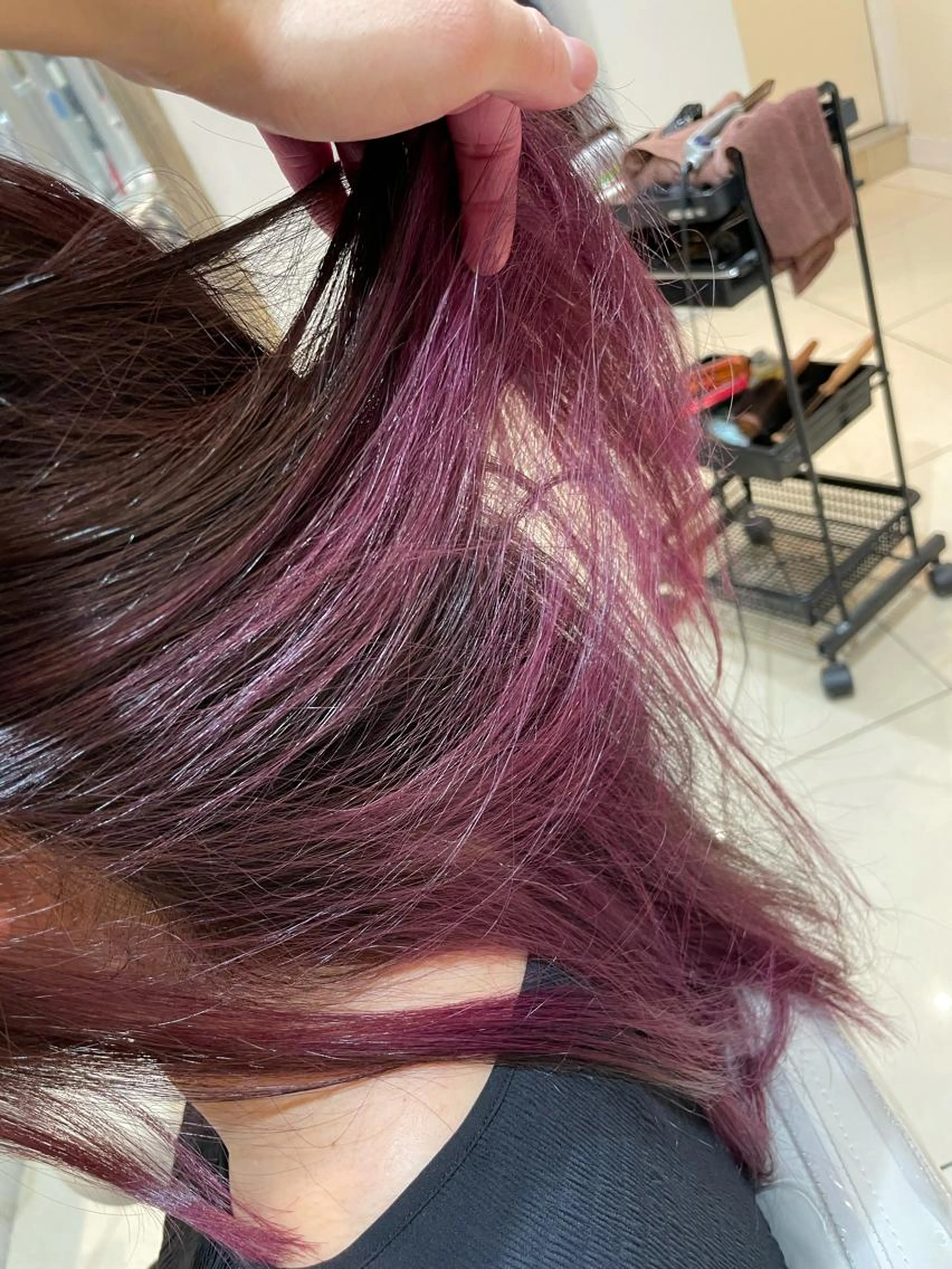 似合わせカット✂️  ＆艶髪カラー✨　&3stepウル艶トリートメント💎の写真