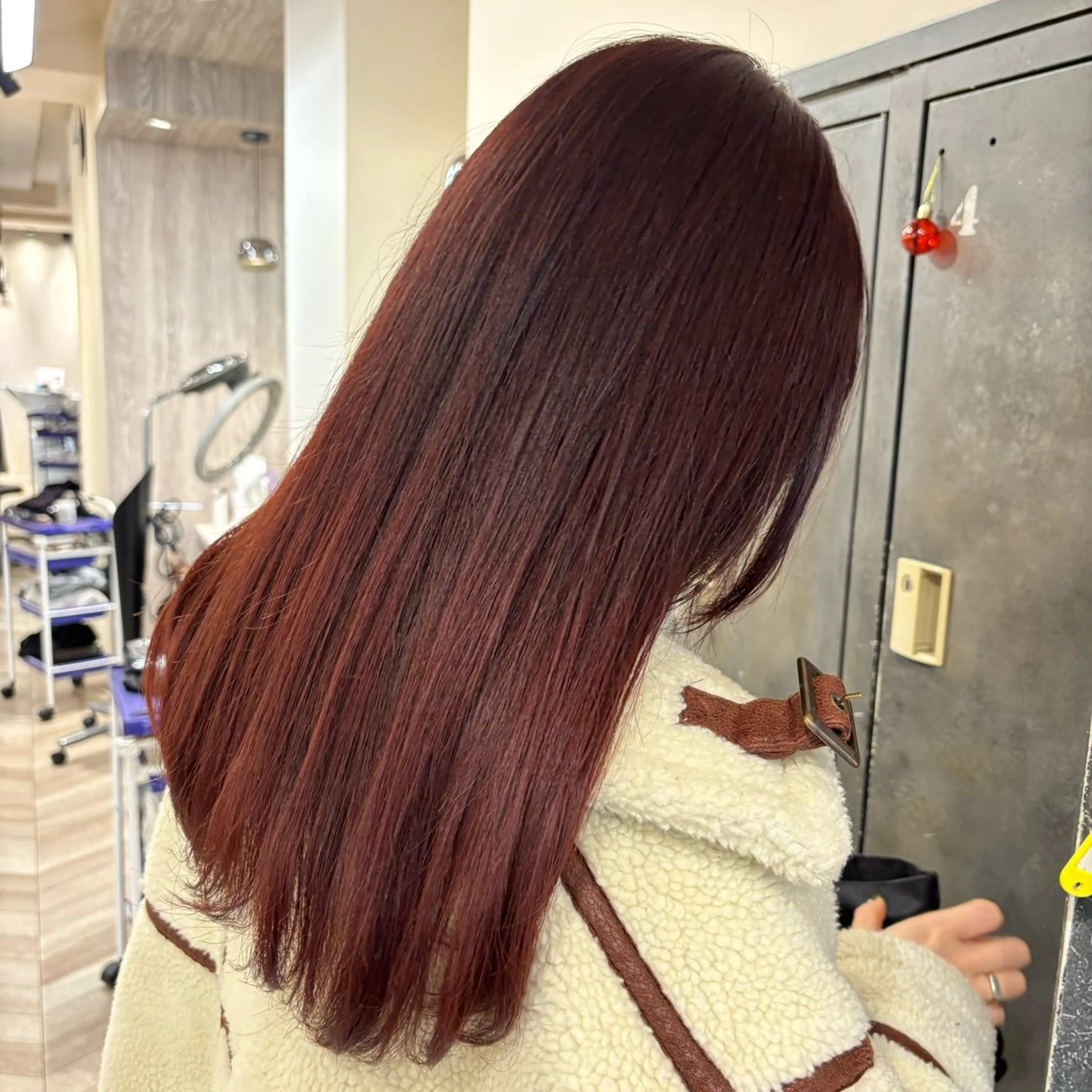 🍒暖色カラー＋トリートメントの写真