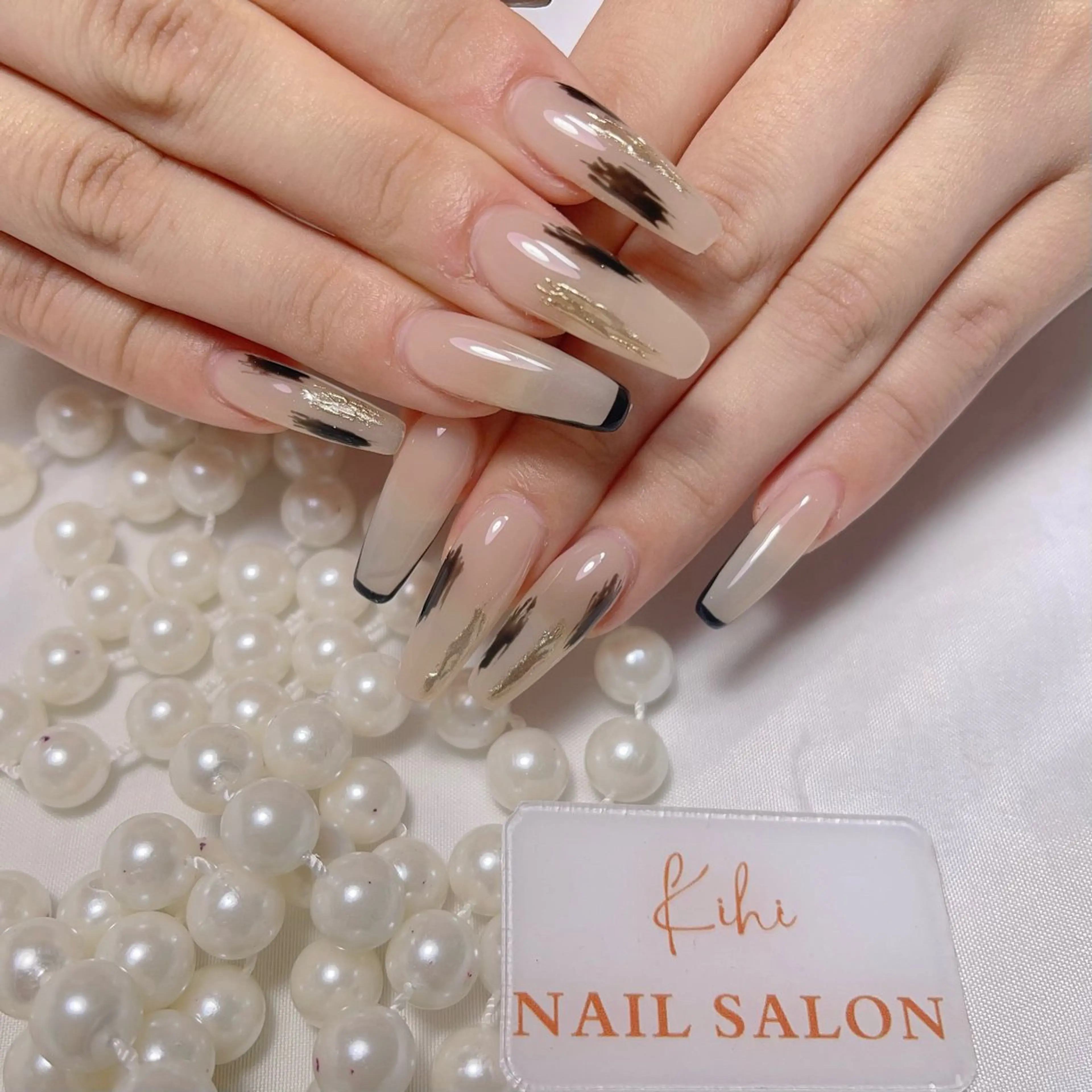 ネイル アートネイル フレンチネイル ジェルネイル グラデーション 韓国ネイル ハンドネイル 💕鈴木ユリ パラジェル/オフ無料のネイルデザイン