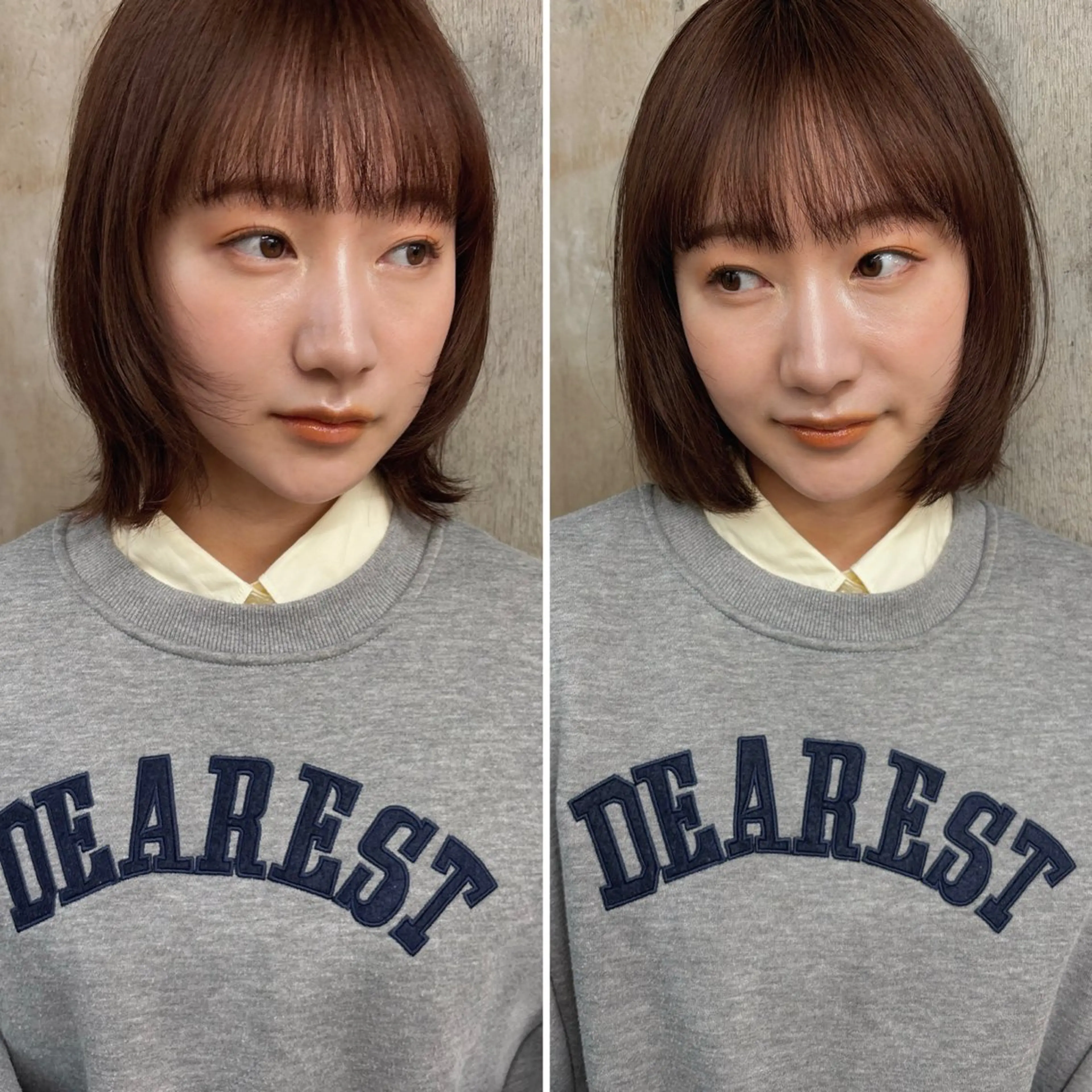 ショート ボブ カット ヘアカラー トリートメント ボブ/ミディアム 親しみやすさ/さくらのヘアスタイル