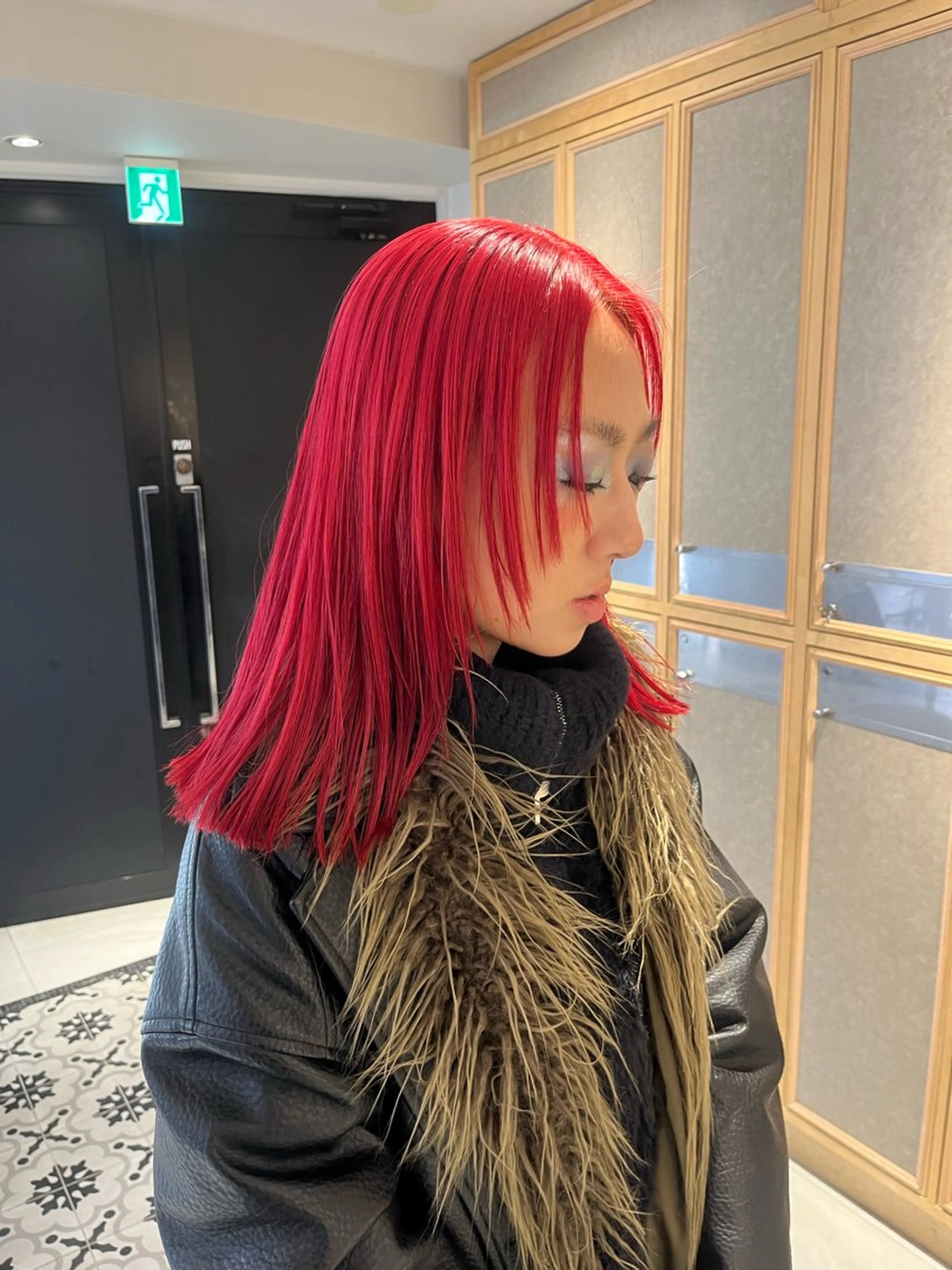 ロング カラー ヘアカラー トリートメント ナミ🩶暗髪/暖色 ❤️/透明感/縮毛のヘアスタイル