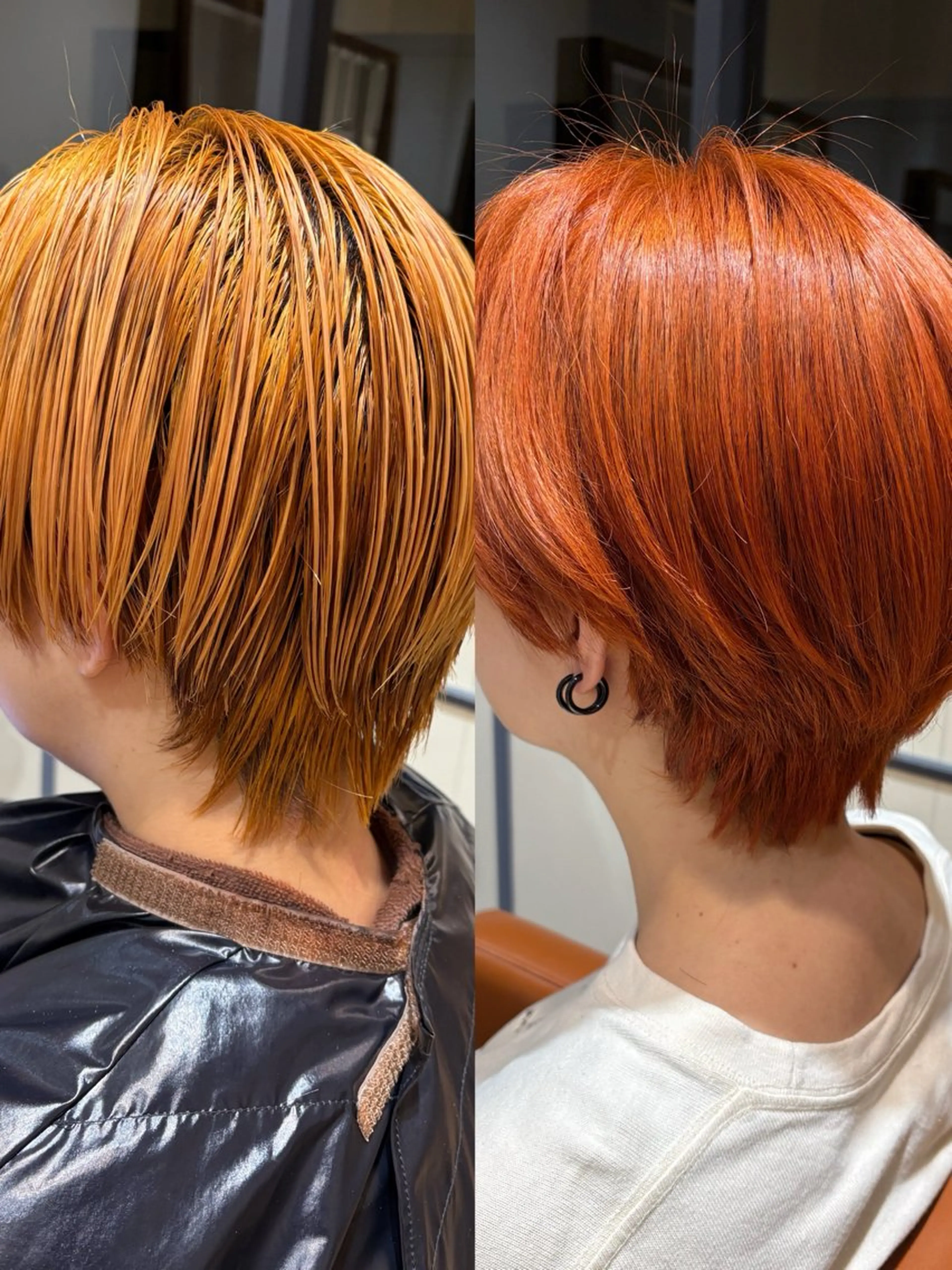 ショート ヘアカラー neolive emのヘアスタイル