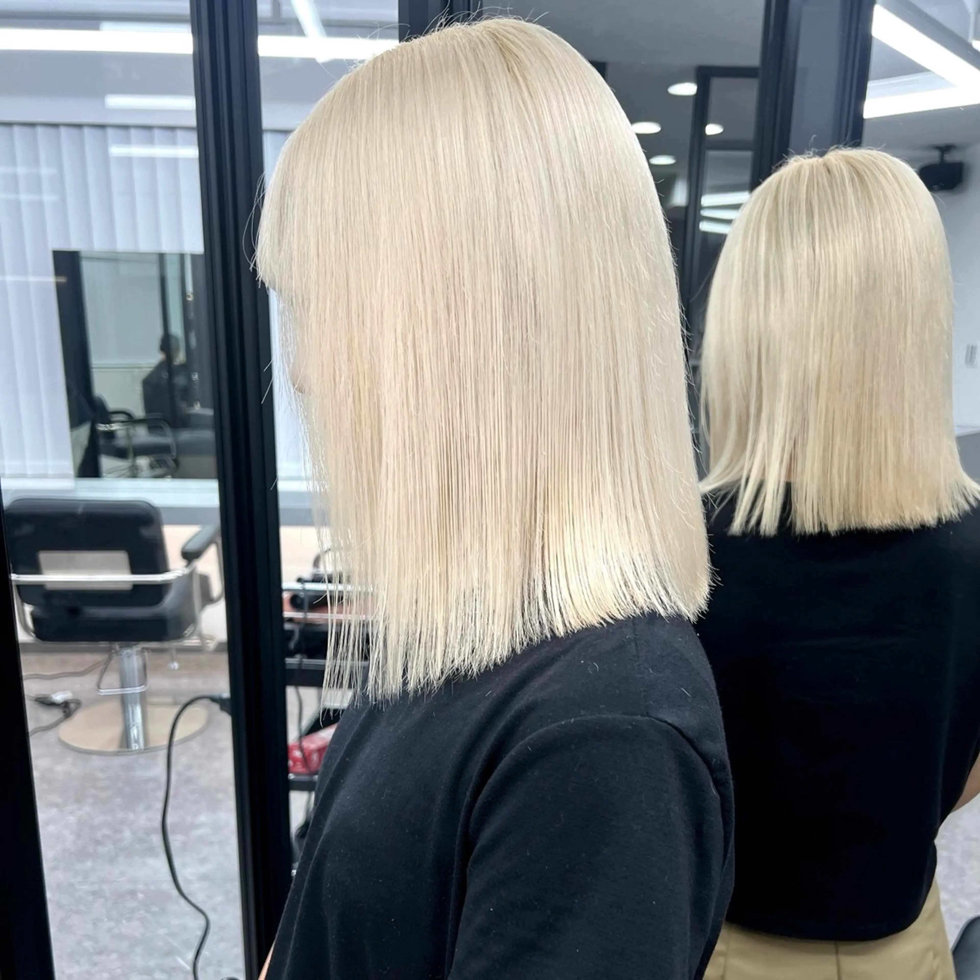 ミディアム カラー カット ヘアカラー トリートメント 梅田/韓国ヘア/ エクステ🤖ヒナのヘアスタイル