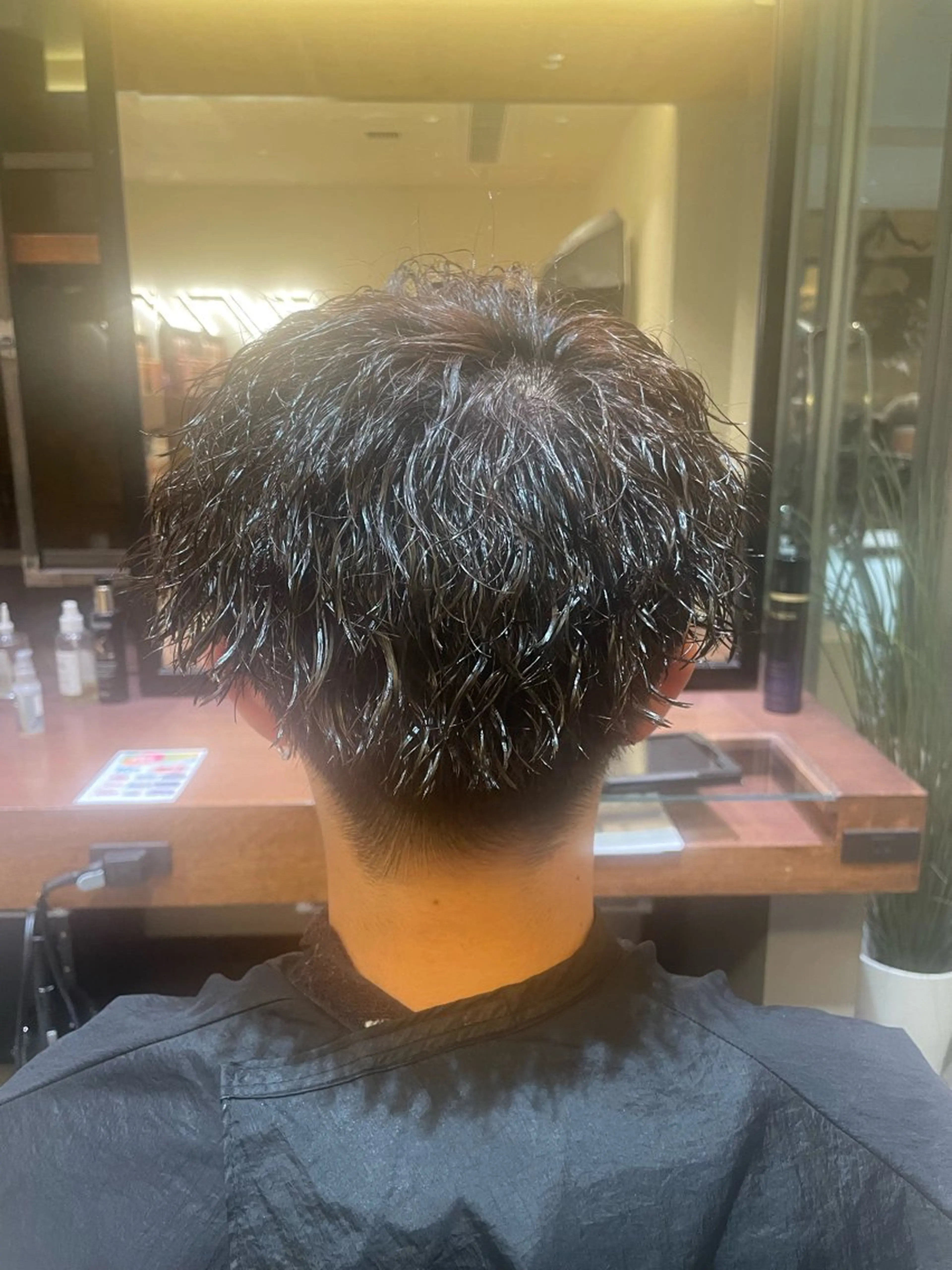 パーマ メンズ カット パーマ FURUSHO梅田所属・【メンズ限定】原 唯登のヘアスタイル