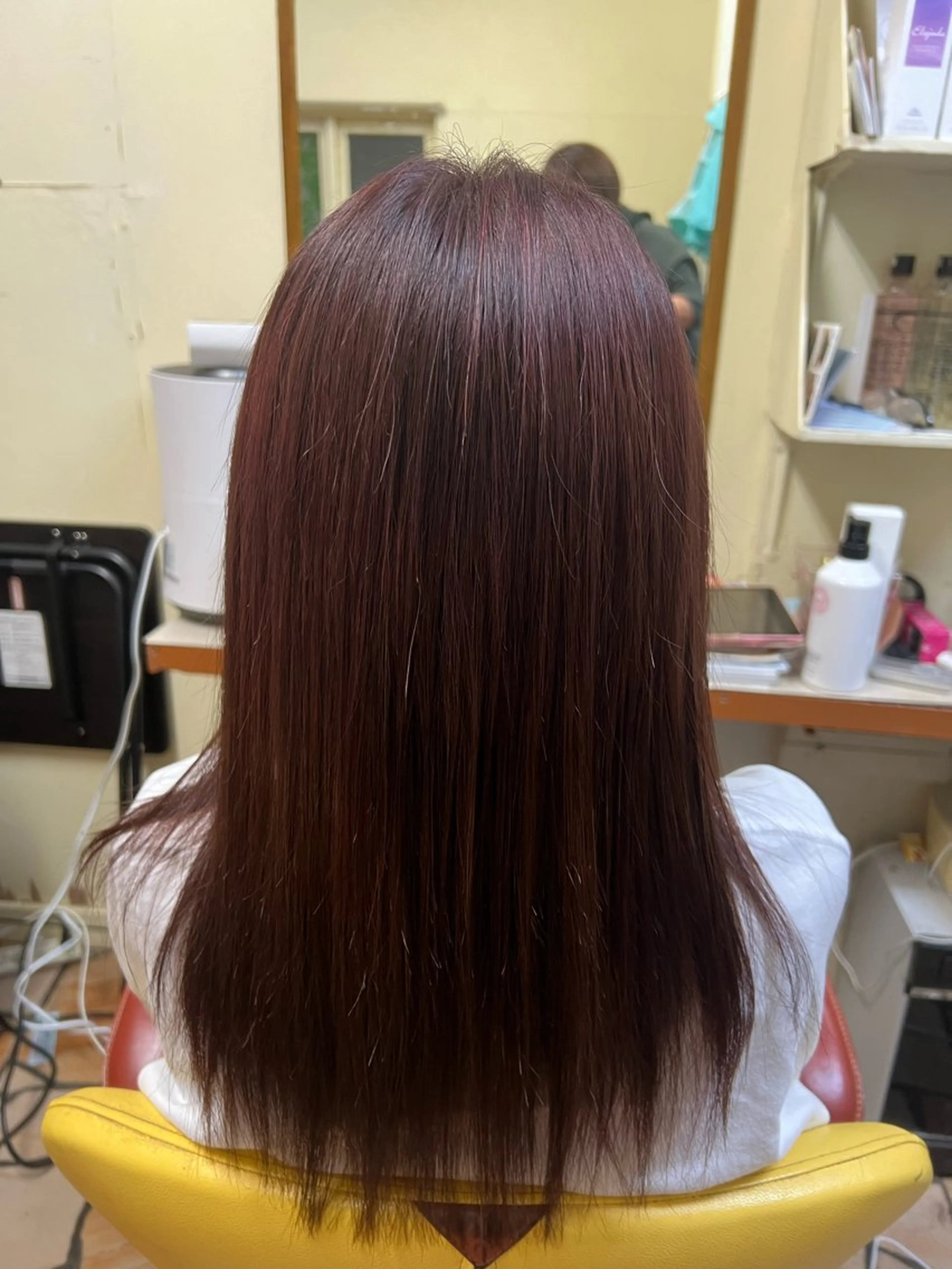 ロング カラー 酒井 さおりのヘアスタイル