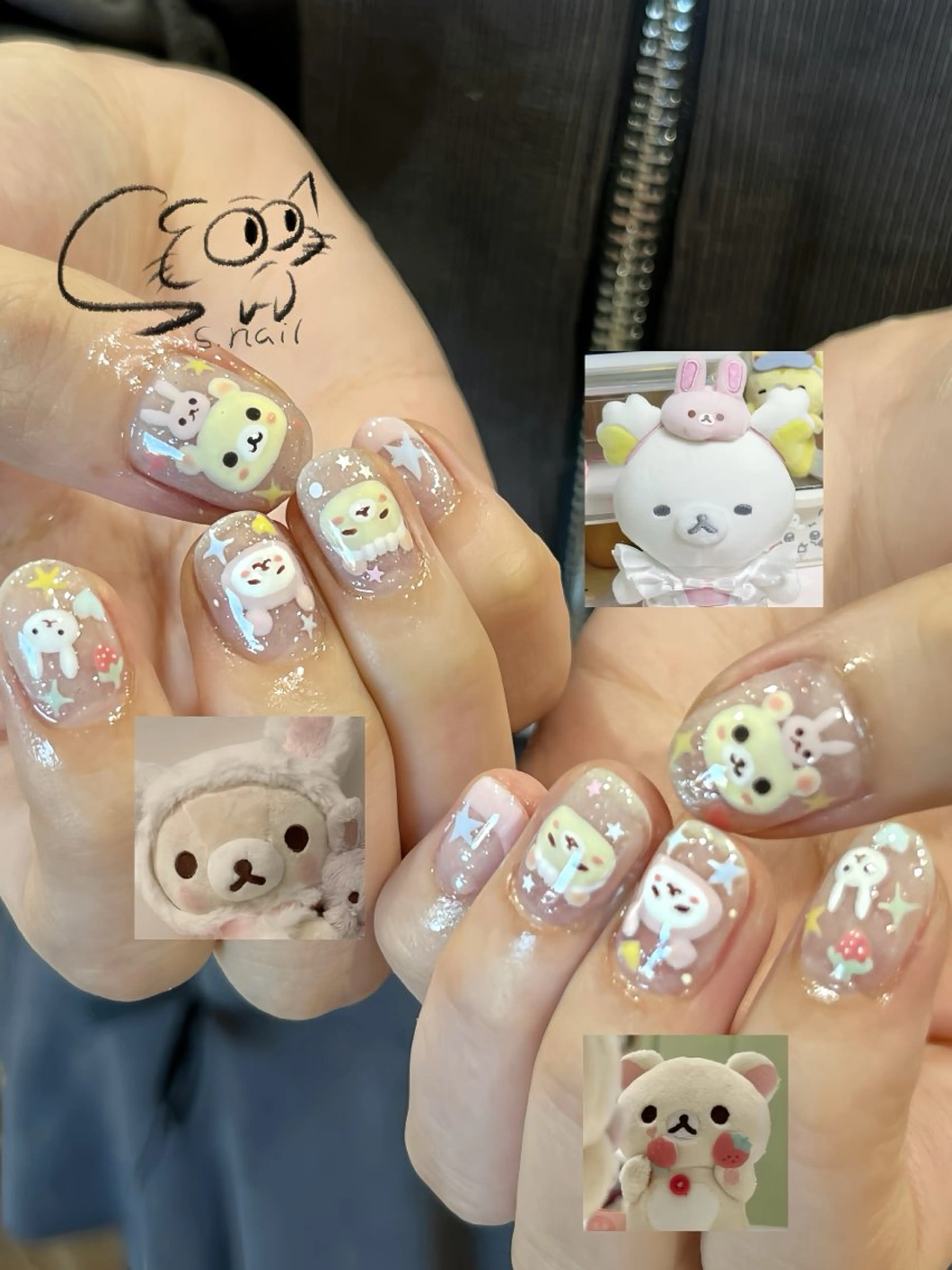ネイル チークネイル フレンチネイル グラデーション マグネットネイル ワンカラーネイル S.nail所属・S.nail _のネイルデザイン