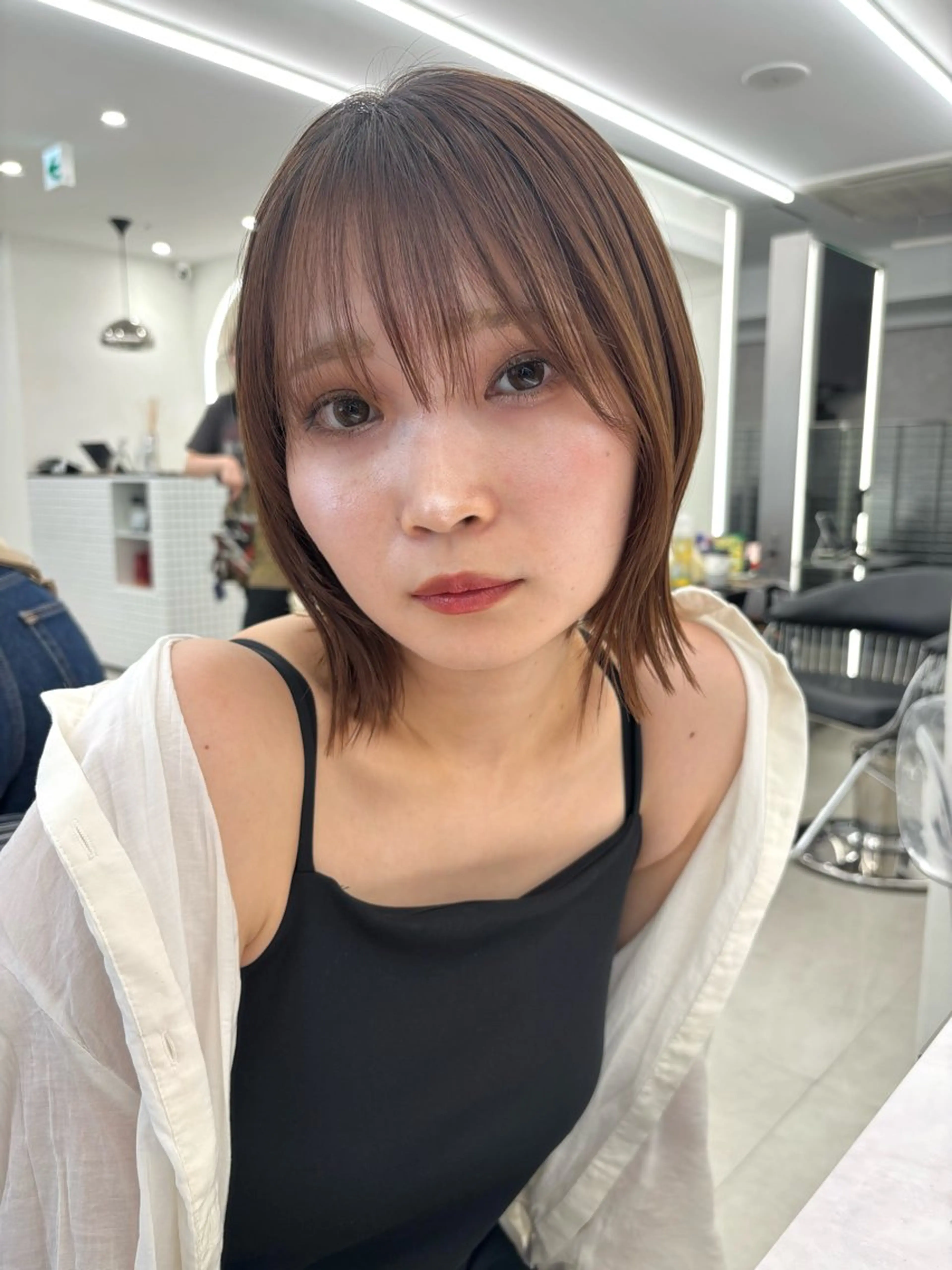 ミディアム 銀座/カット /カラー✨️こうたのヘアスタイル