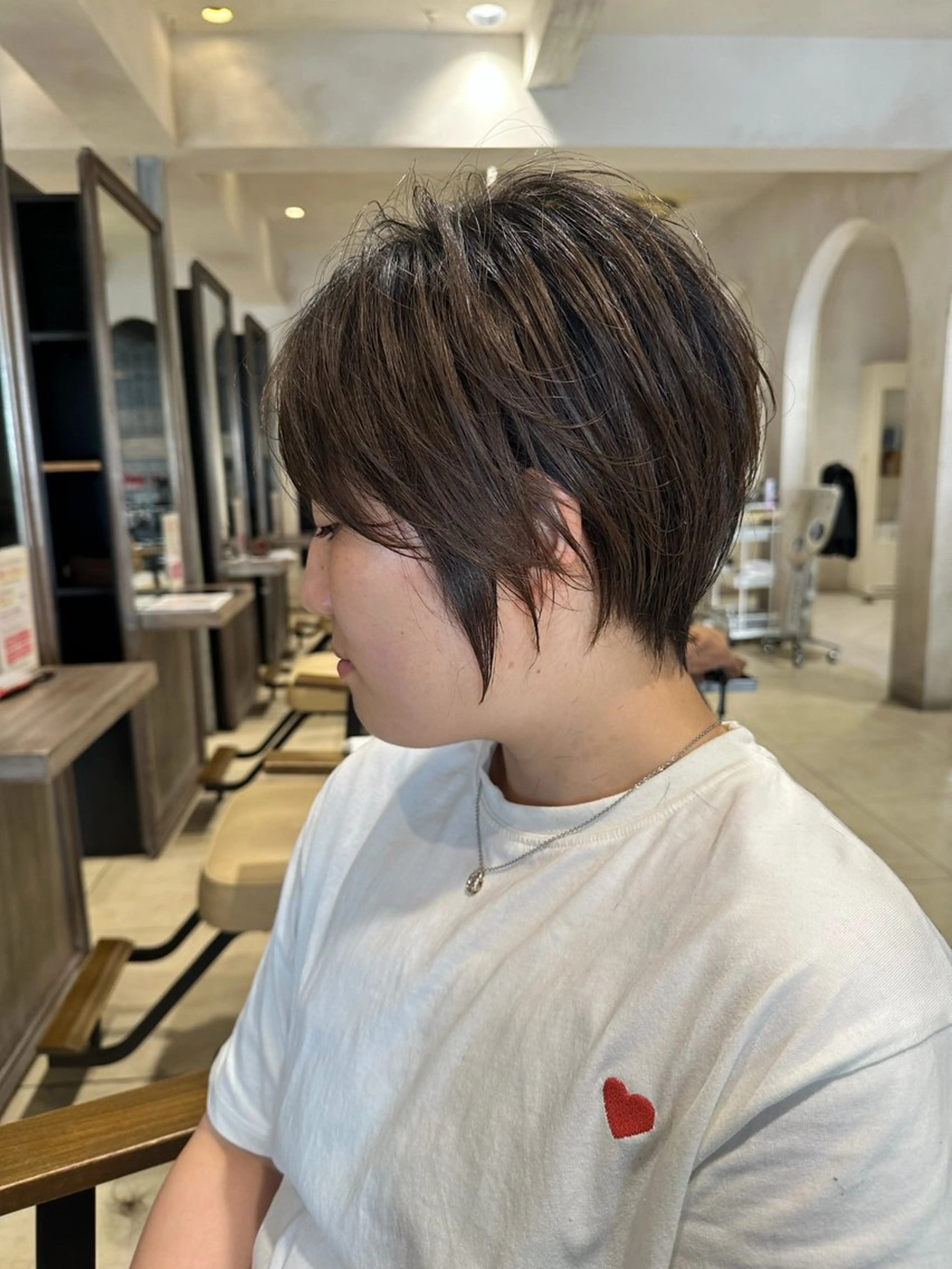 ショート ショートボブ ボブ くびれヘア ショートヘア 前席個室美容室Zina高槻髪質改善&トリートメント所属・✨ショートヘア特化✨ 福原優介のヘアスタイル