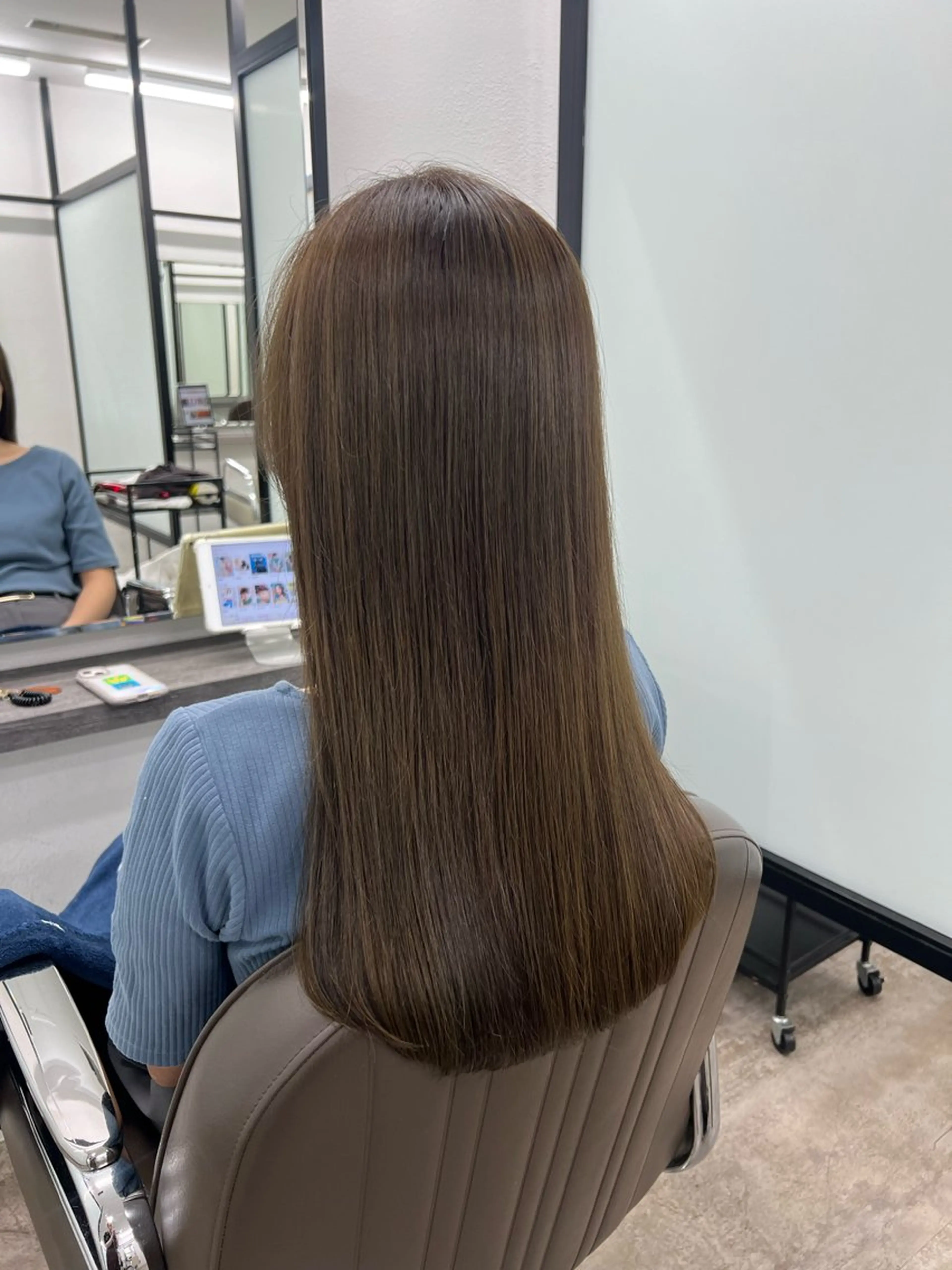 ロング カラー カット ヘアカラー トリートメント 似合わせヘア🫶🏻 つきいてるみのヘアスタイル