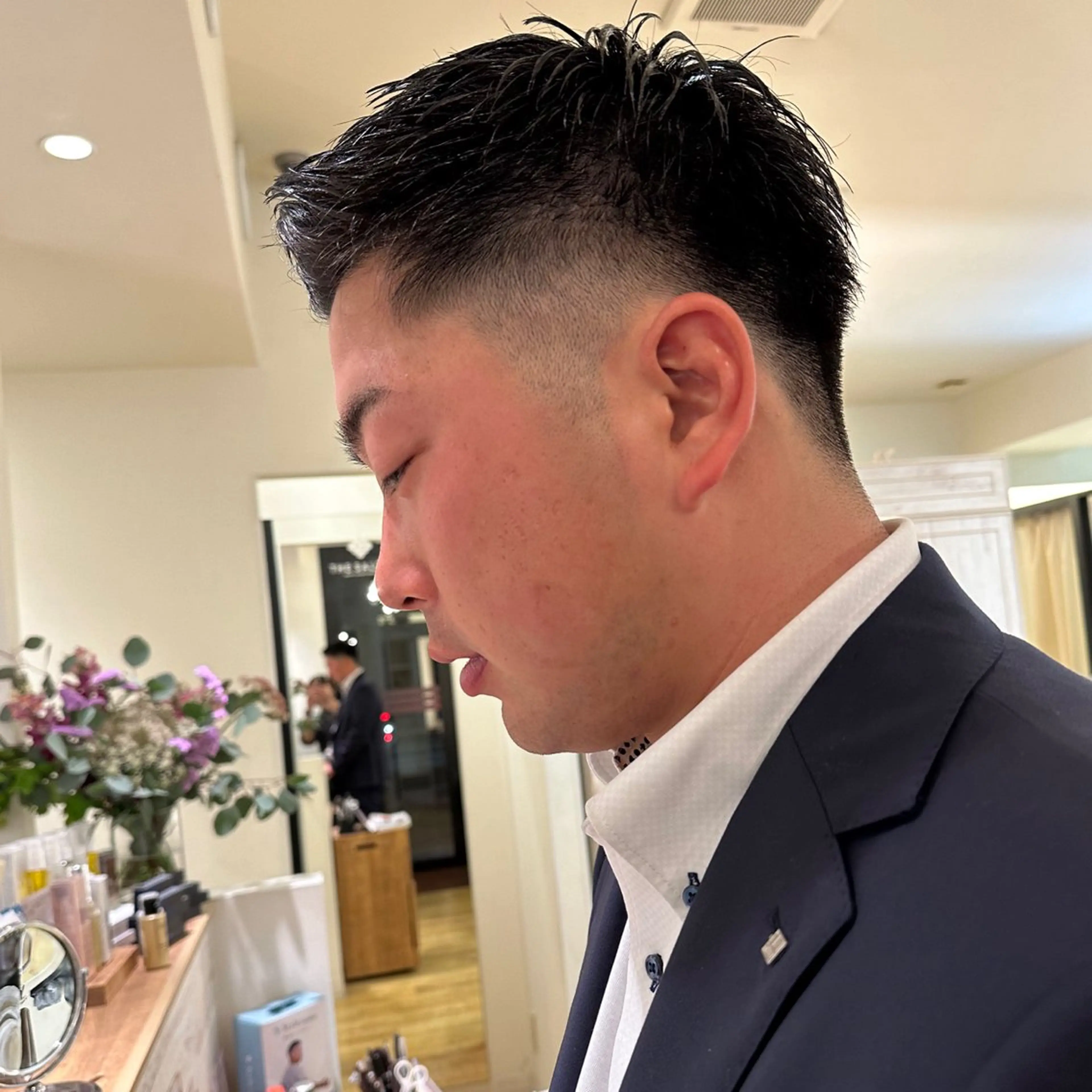 ショート メンズ ビジネス カット QUENCH hair design所属・Kinoshita Akieのヘアスタイル