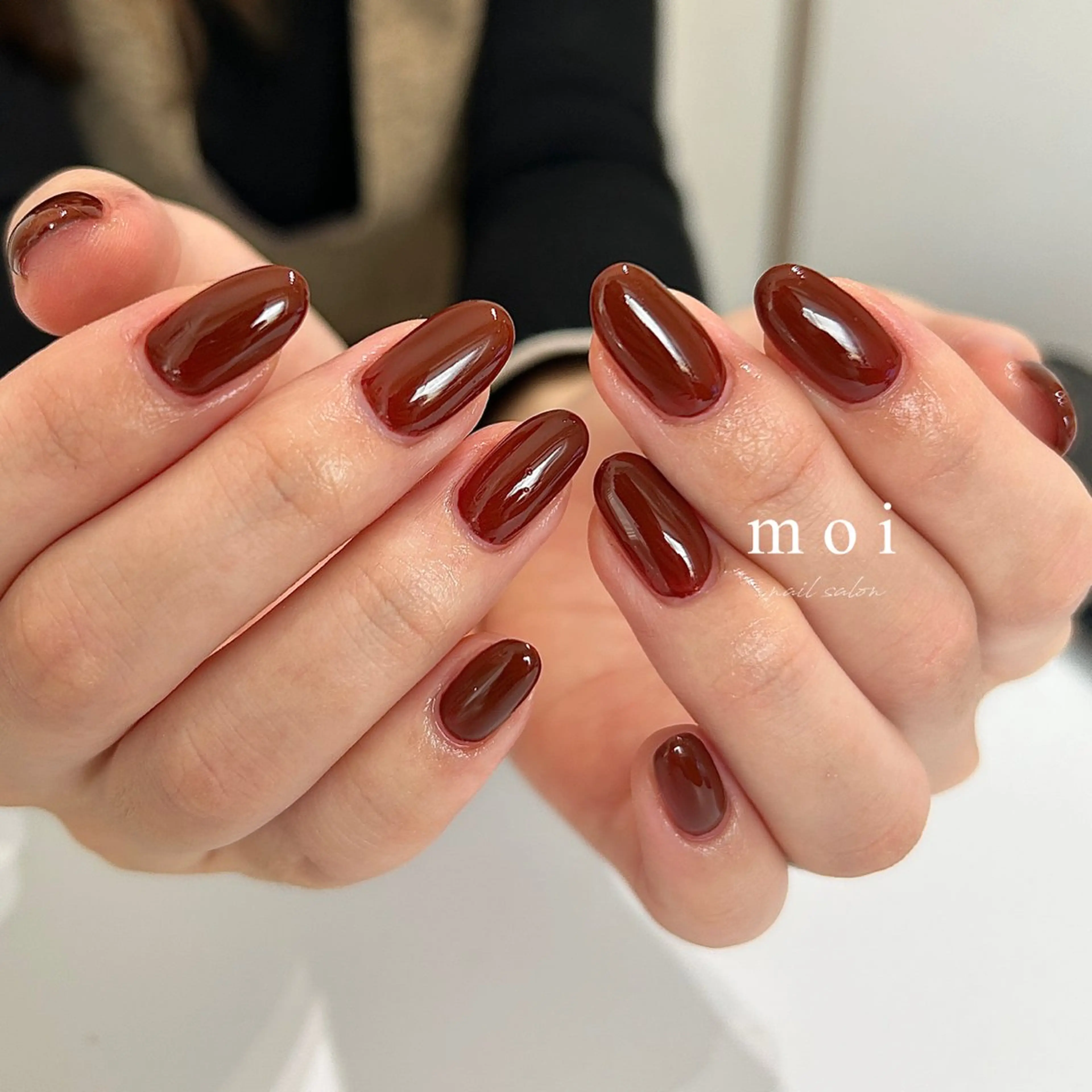 ネイル ボルドー nail salon moiのネイルデザイン