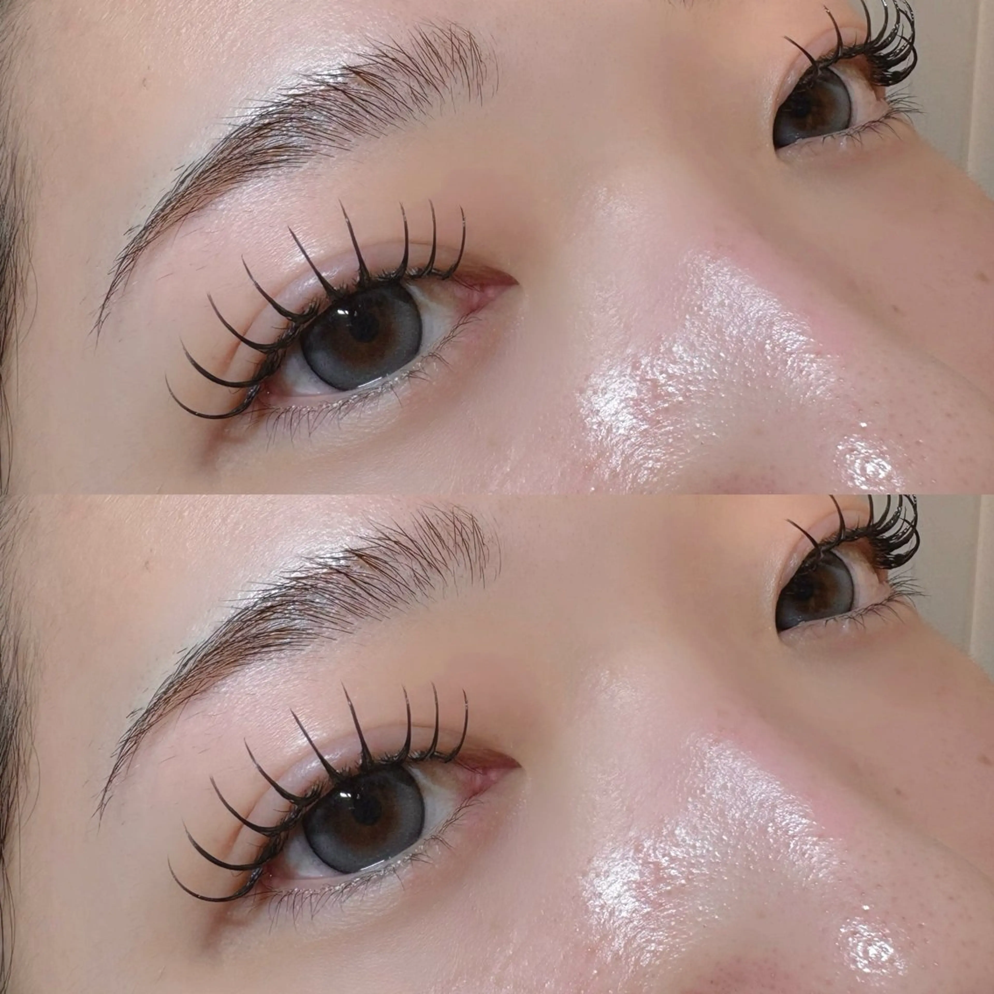 【冬休み期間学生限定】束感マツエク👀🩶フラットセーブル100本までクリアコーティング付き￥4330の写真