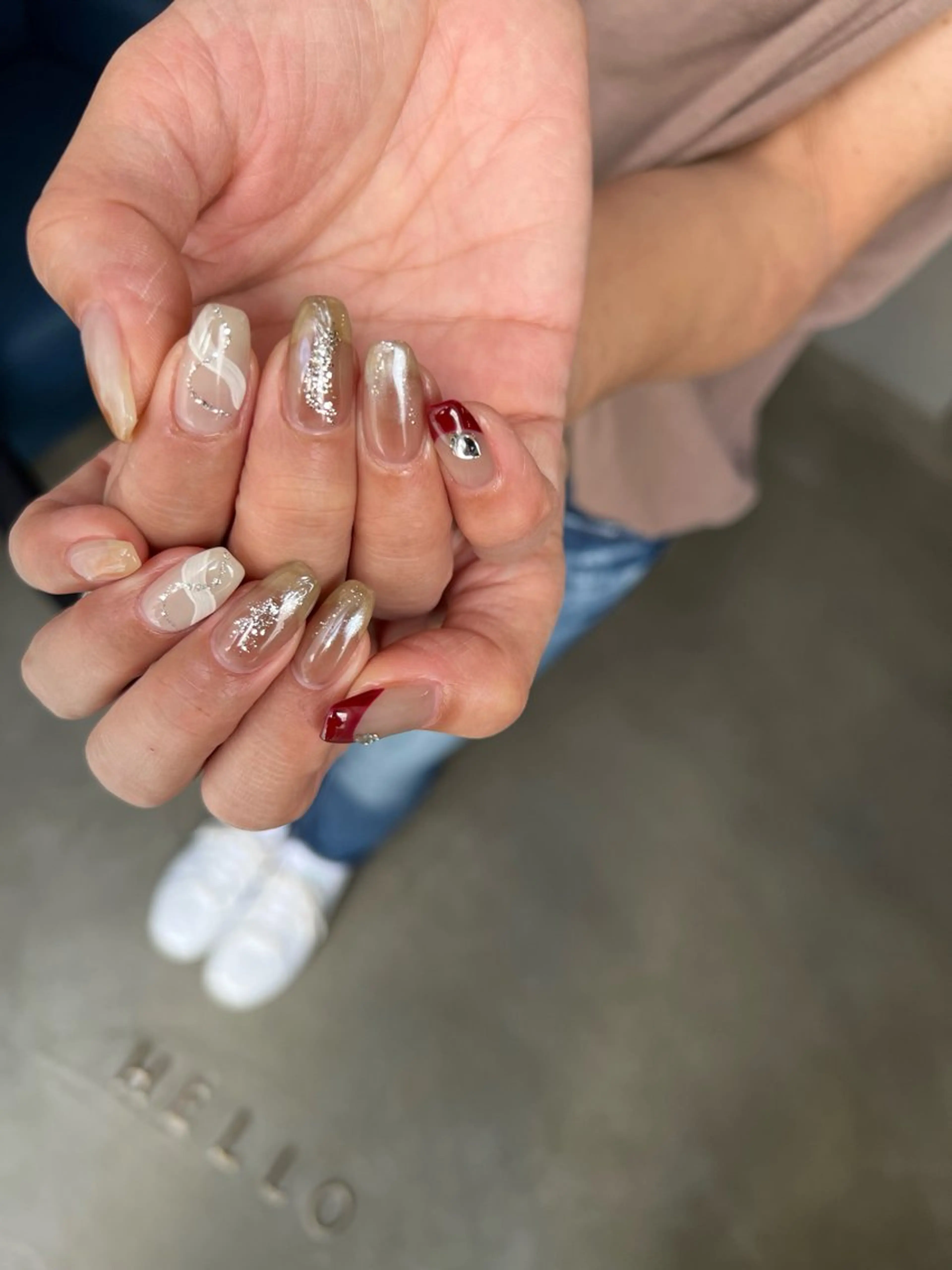 ネイル s/w ＿shokoのネイルデザイン