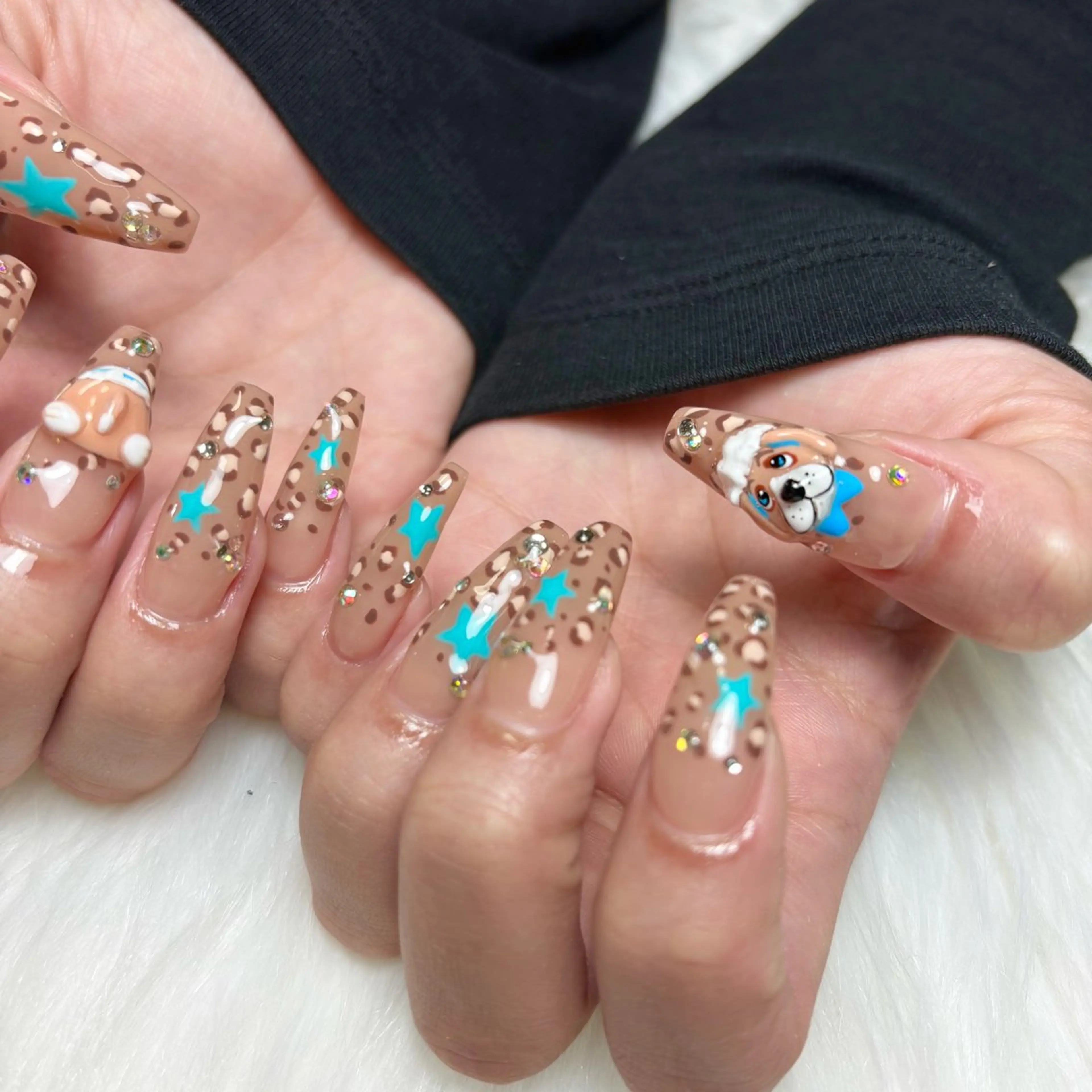 👾🧸〈推し活/イベント前〉📢❤️‍🔥3Dパーツオーダーコース【10本長さ出し】10本デザインやり放題・オフ無料の写真