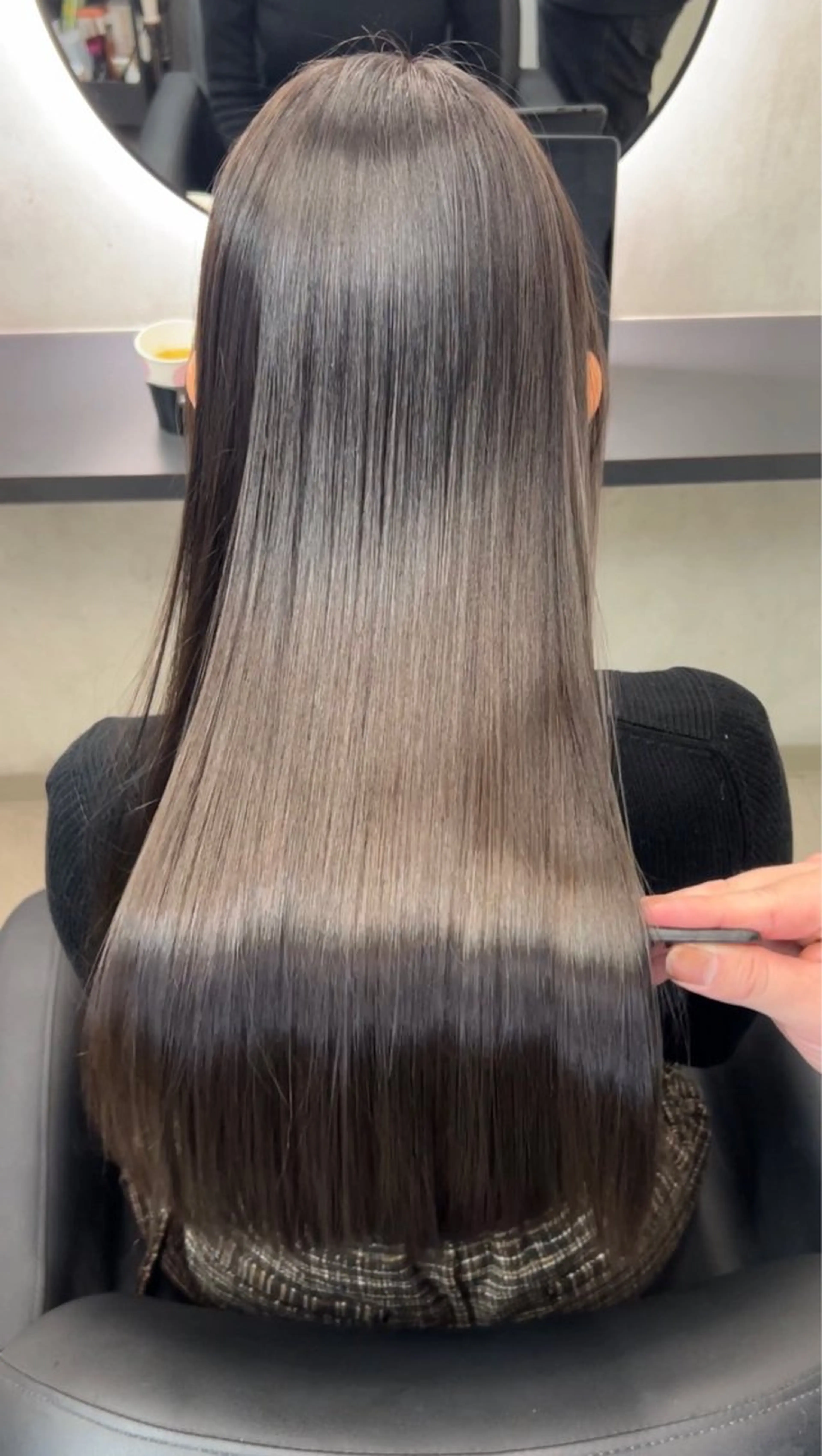 ✨おすすめ✨カット+カラー+美髪髪質改善+内部ダメージ補修+外部ダメージ補修トリートメントの写真