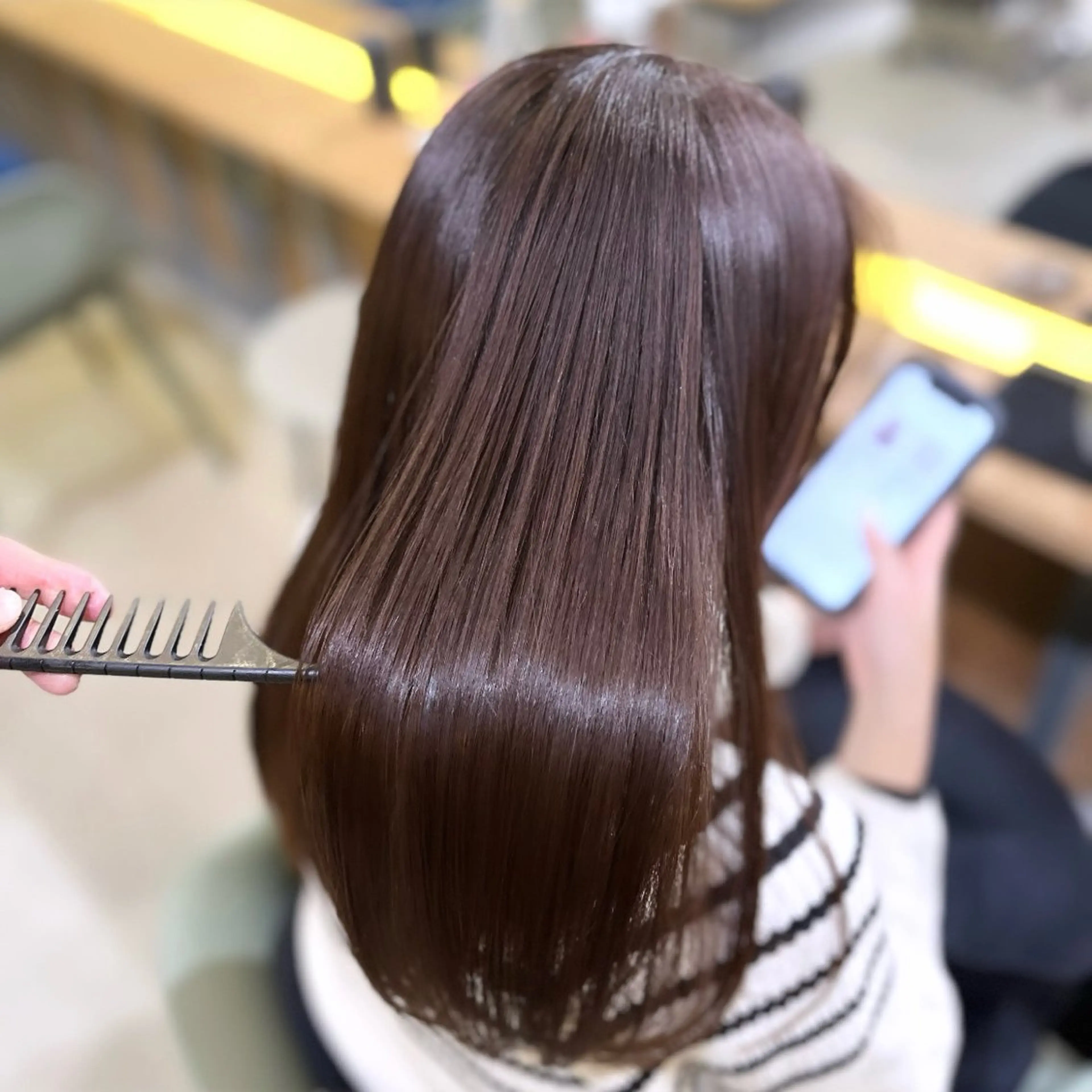 ロング カラー 髪質改善 トリートメント 髪質改善/ケアカラー /梅田✨ RIKUのヘアスタイル
