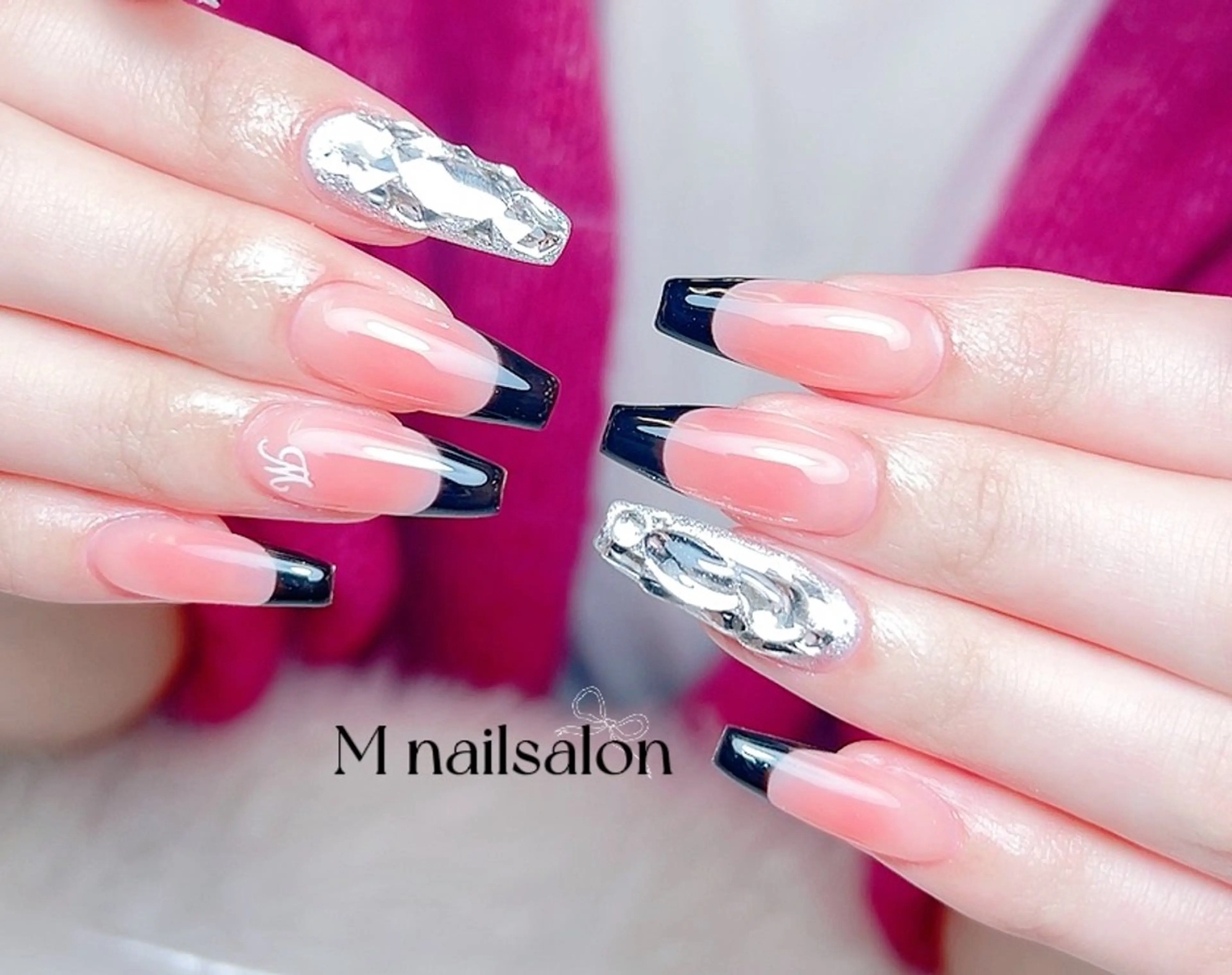 ネイル ハンドネイル M🌷nail 長さだし専門店のネイルデザイン